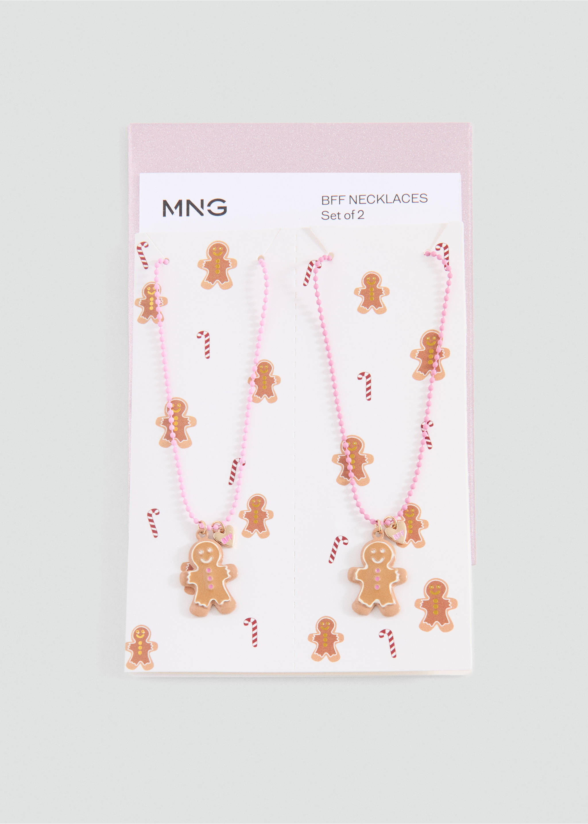 Pack 2 collares navideño - Detalle del artículo 1, Rosa palo. Ref: 17009212-00.