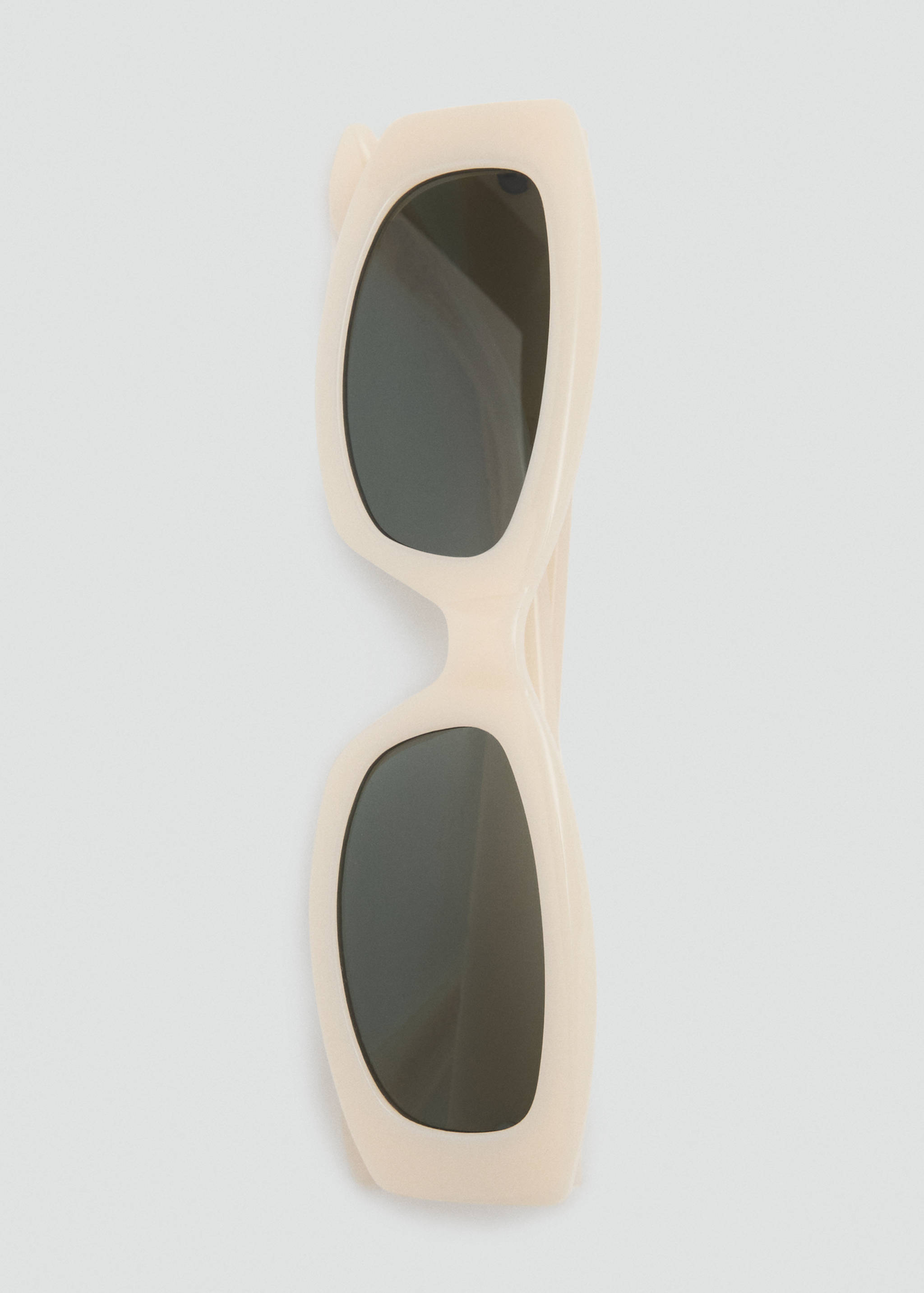Contrasting rectangular-frame sunglasses - Details of the article 2