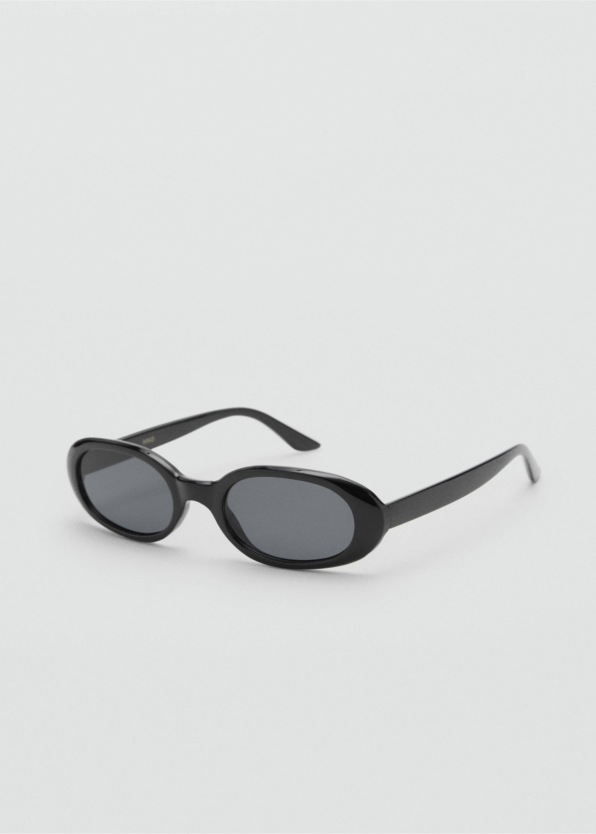 Oval-frame sunglasses - Medium plane, Black. Ref: 17011128-00.