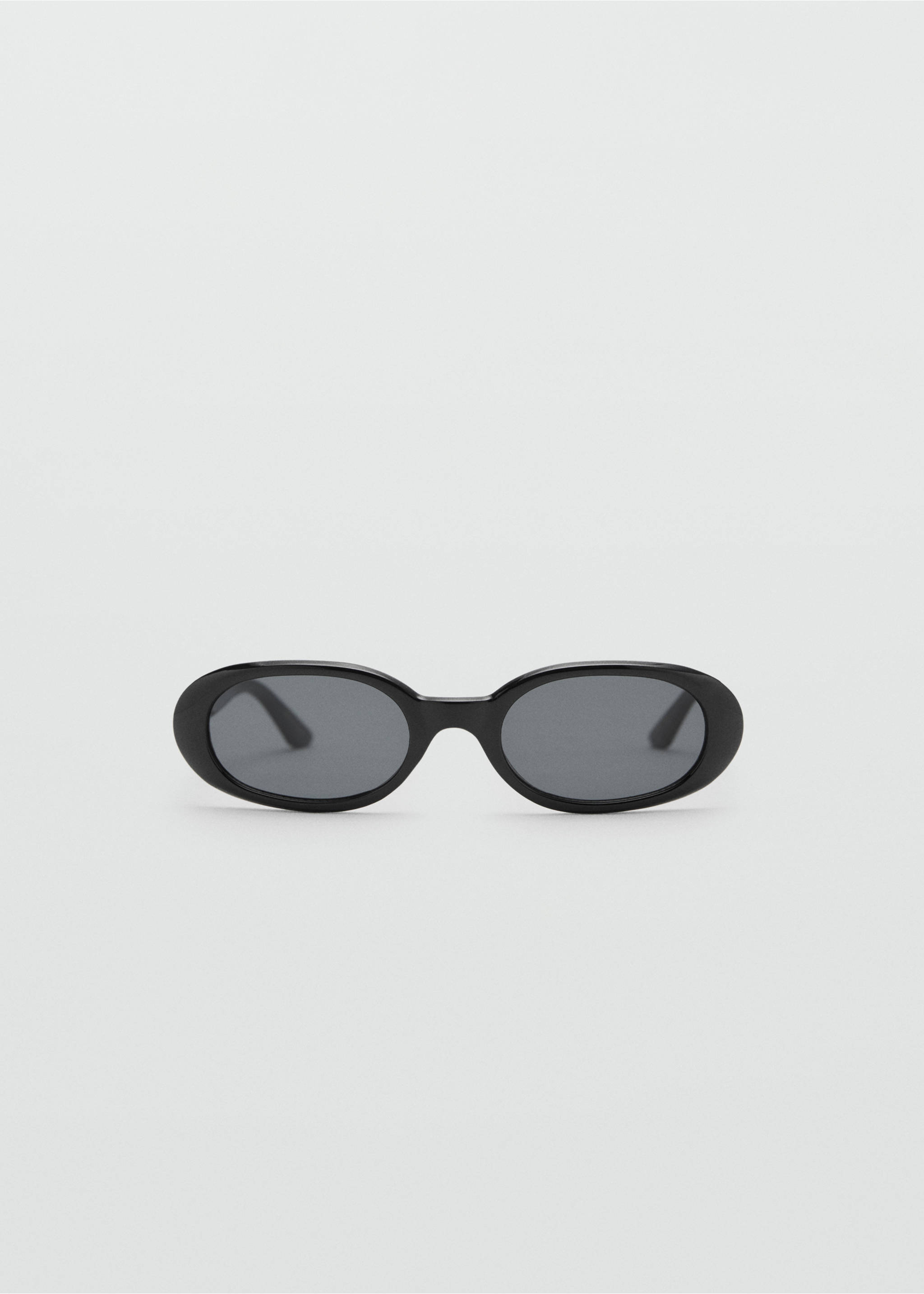 Oval-frame sunglasses - Article without model, Black. Ref: 17011128-00.