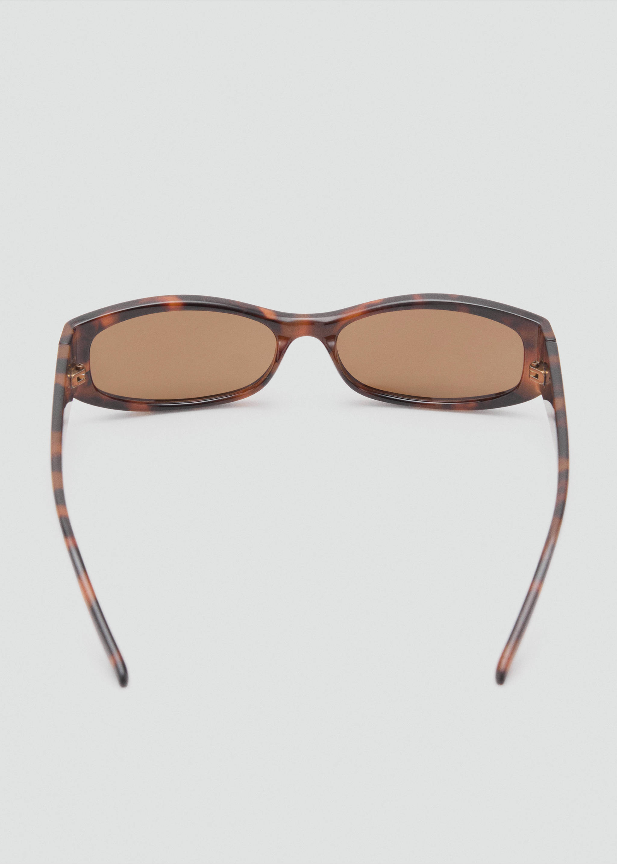 Gafas de sol montura rectangular - Detalle del artículo 1, Chocolate. Ref: 17011129-00.