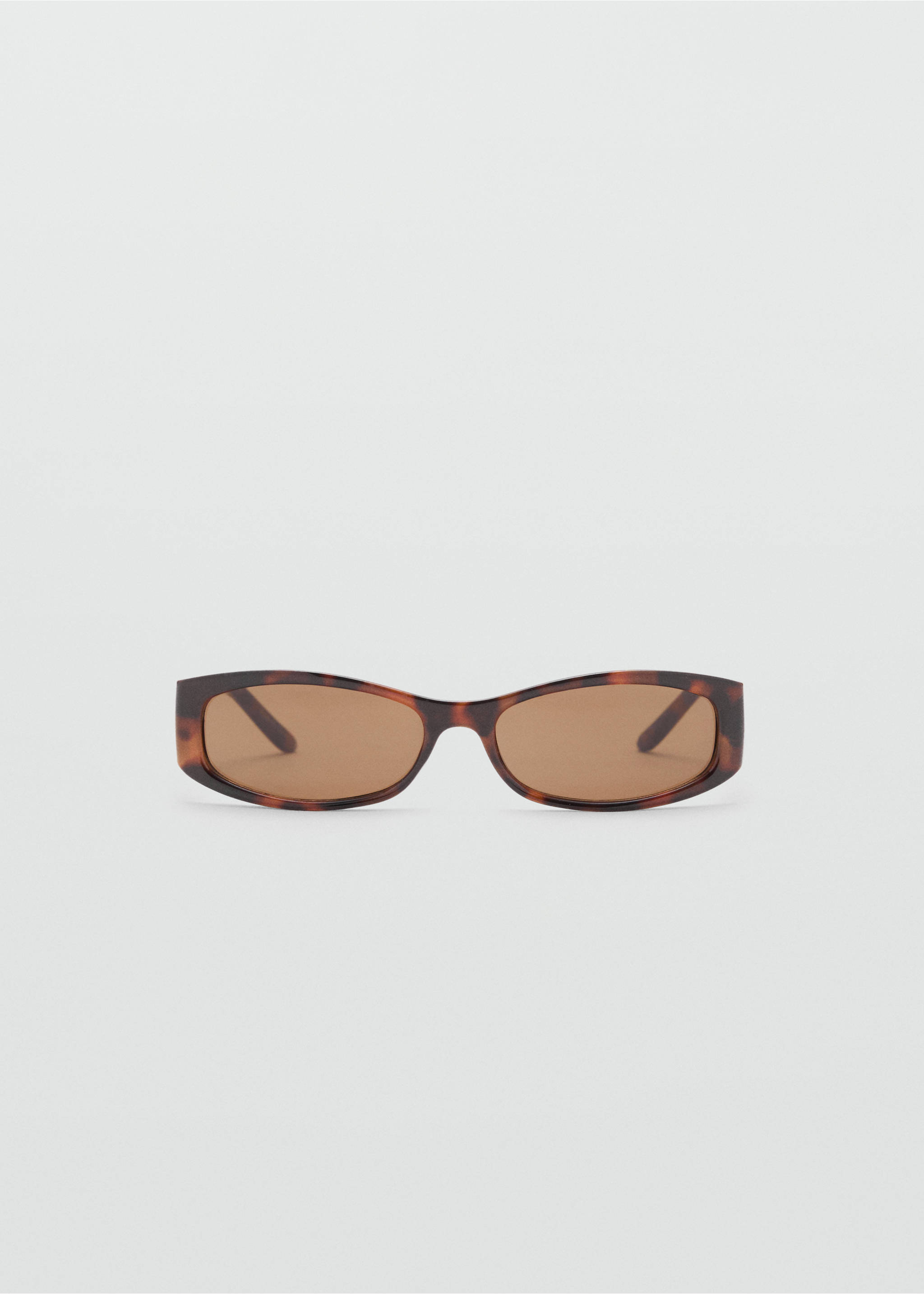 Gafas de sol montura rectangular - Artículo sin modelo, Chocolate. Ref: 17011129-00.