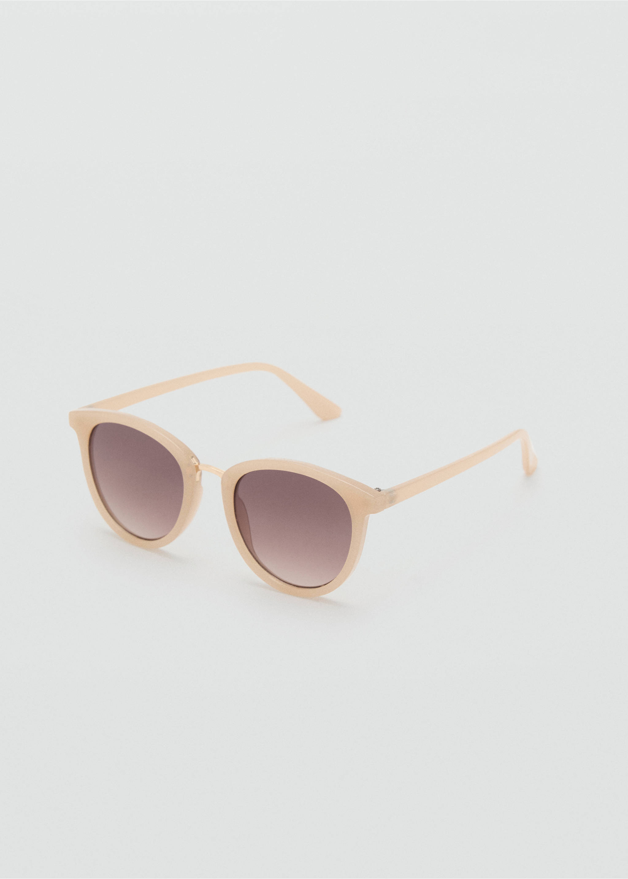 Metal bridge sunglasses - Medium plane, Vanilla. Ref: 17011132-00.