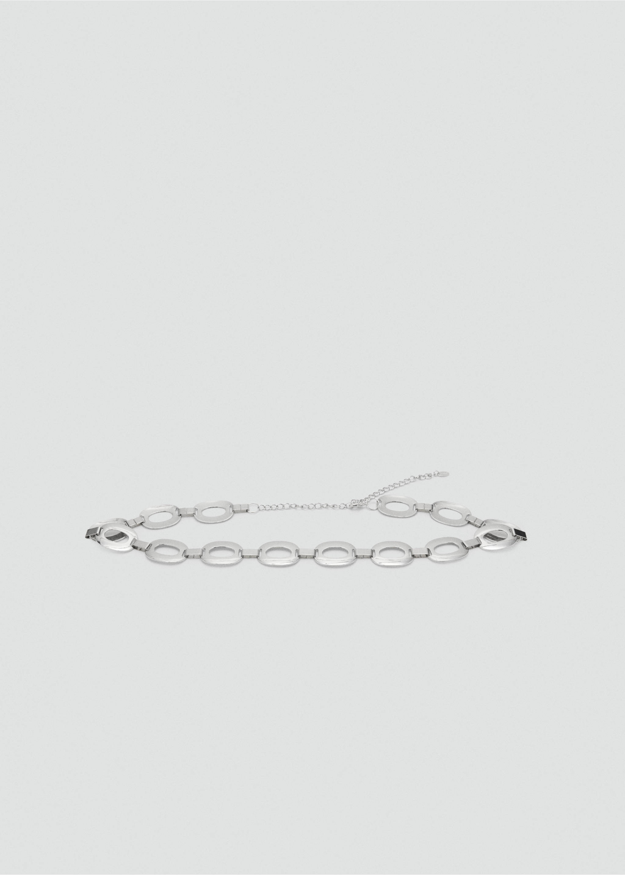 Ceinture à maillons ronds - Article sans modèle, Argent. Ref: 17011142-00.
