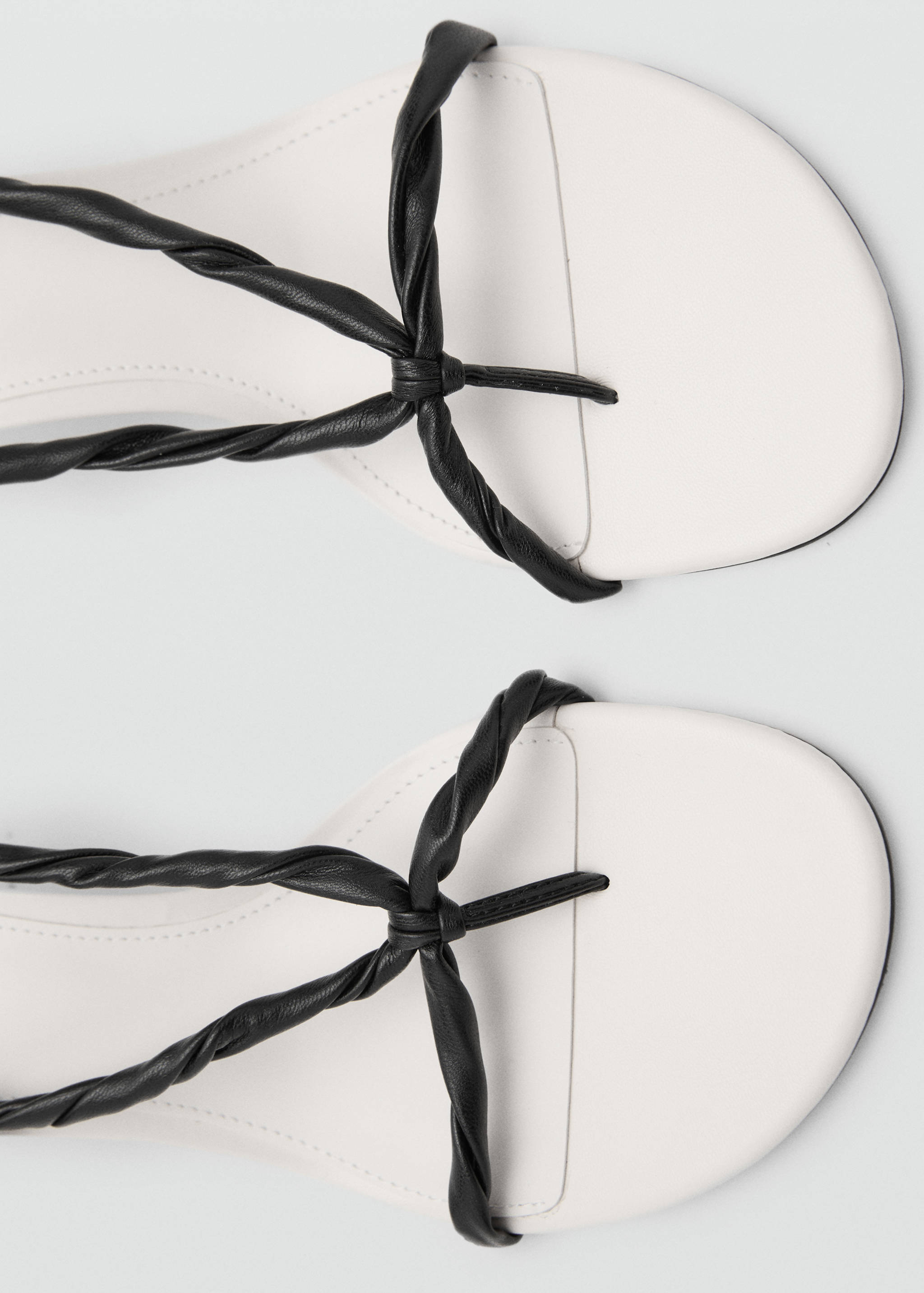 Ruched strips sandals - Details of the article 2