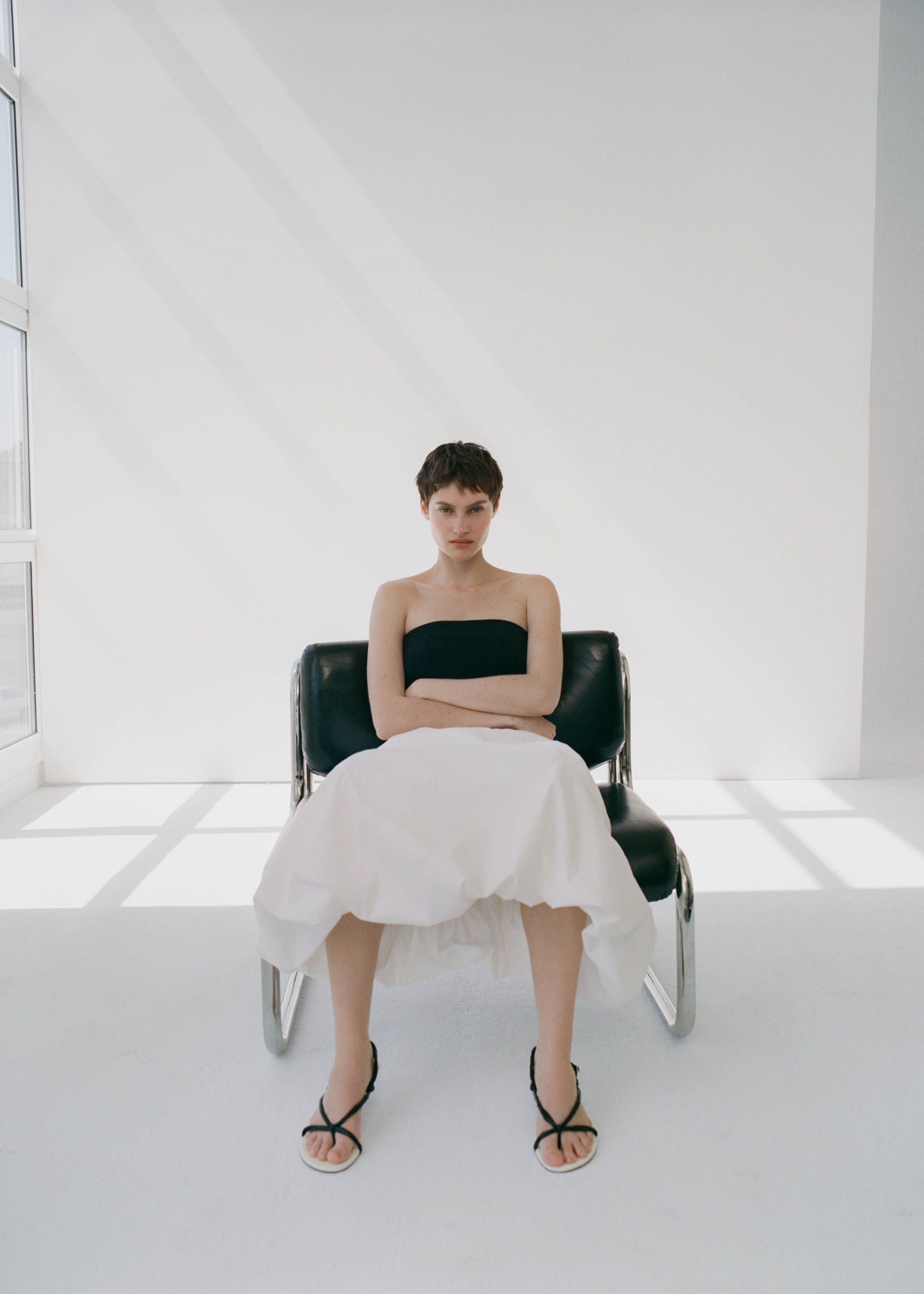 Ruched strips sandals - Details of the article 9