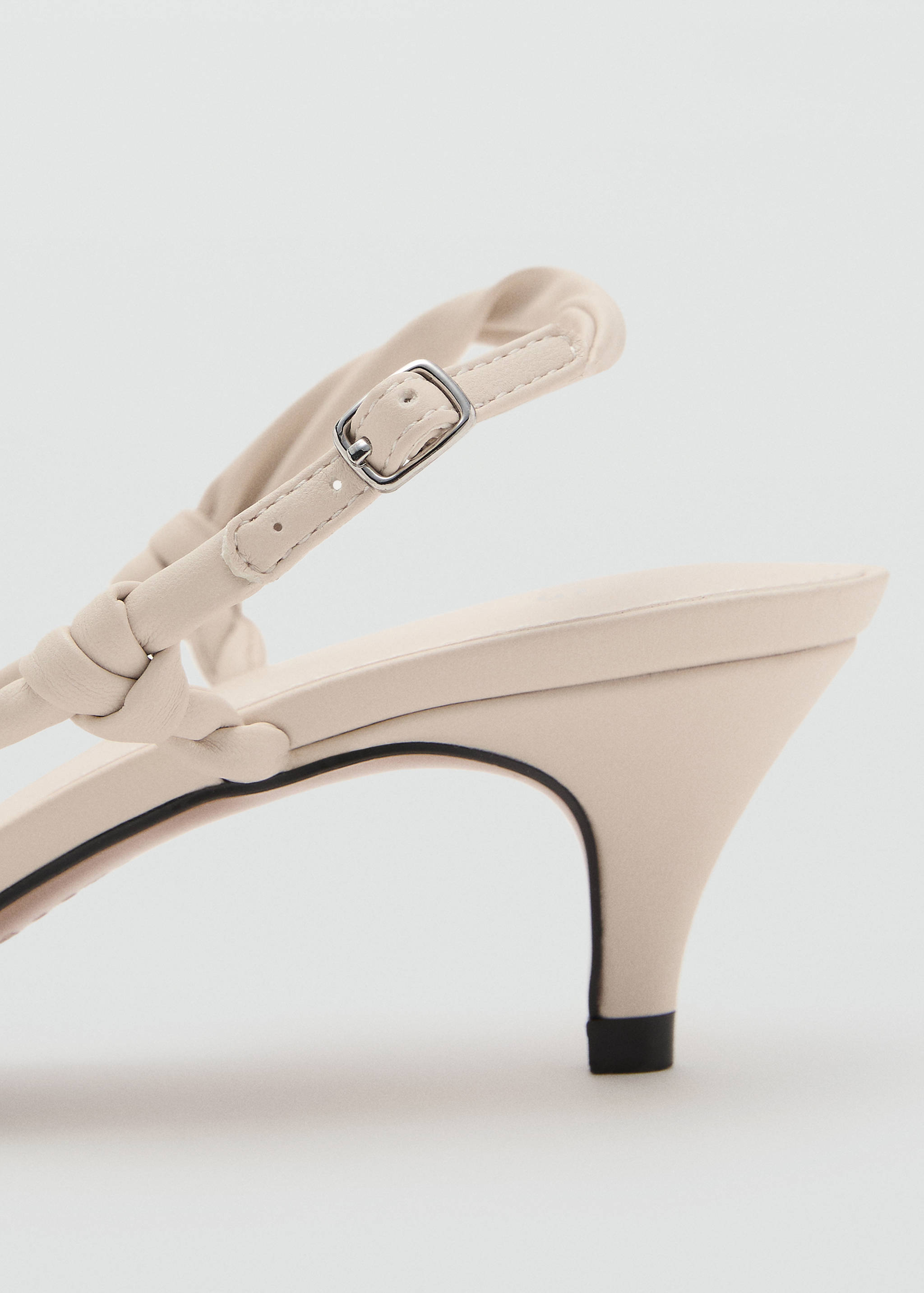 Ruched strips sandals - Details of the article 3