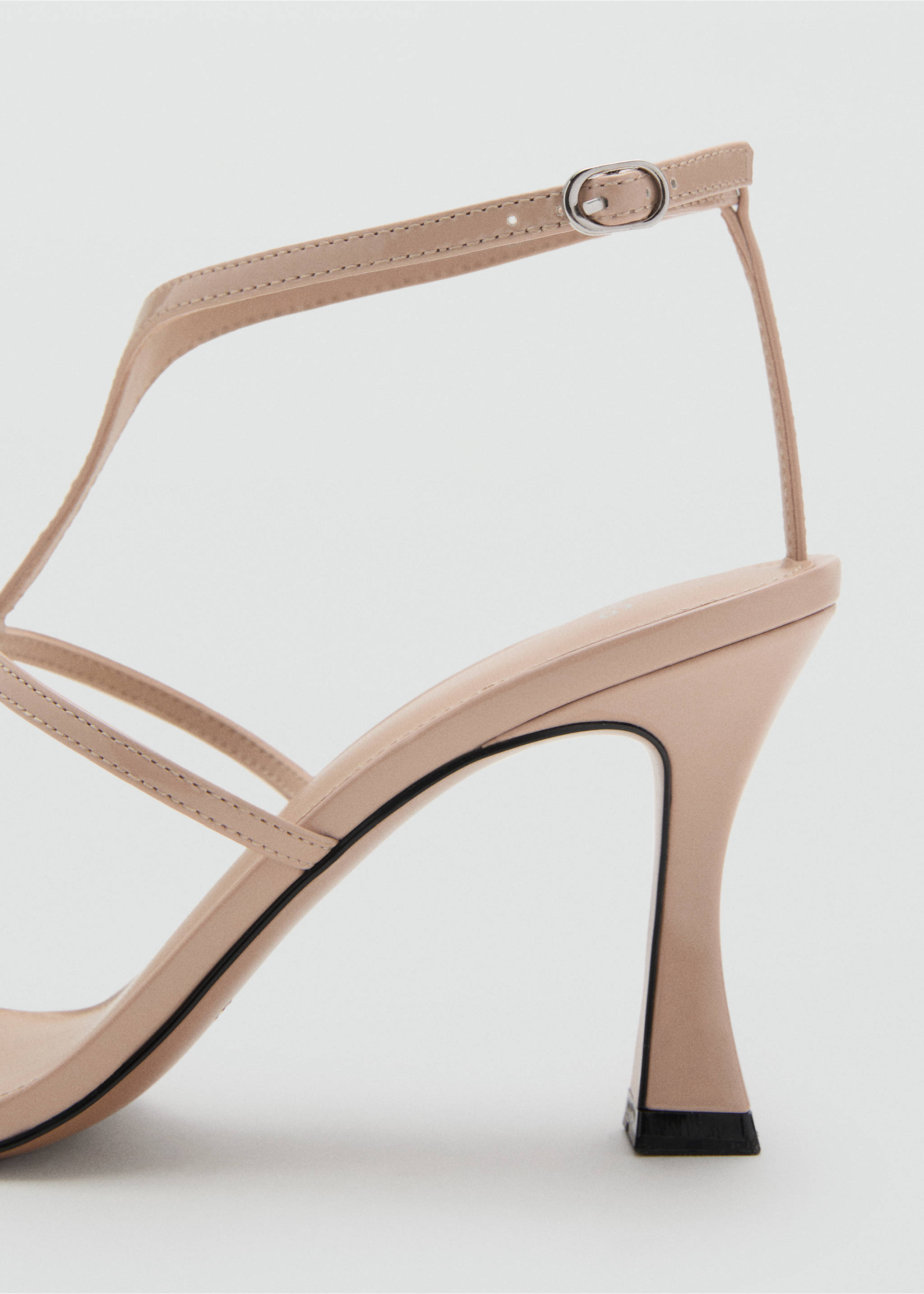 Heel strips sandals - Details of the article 1, Nude. Ref: 17011150-00.