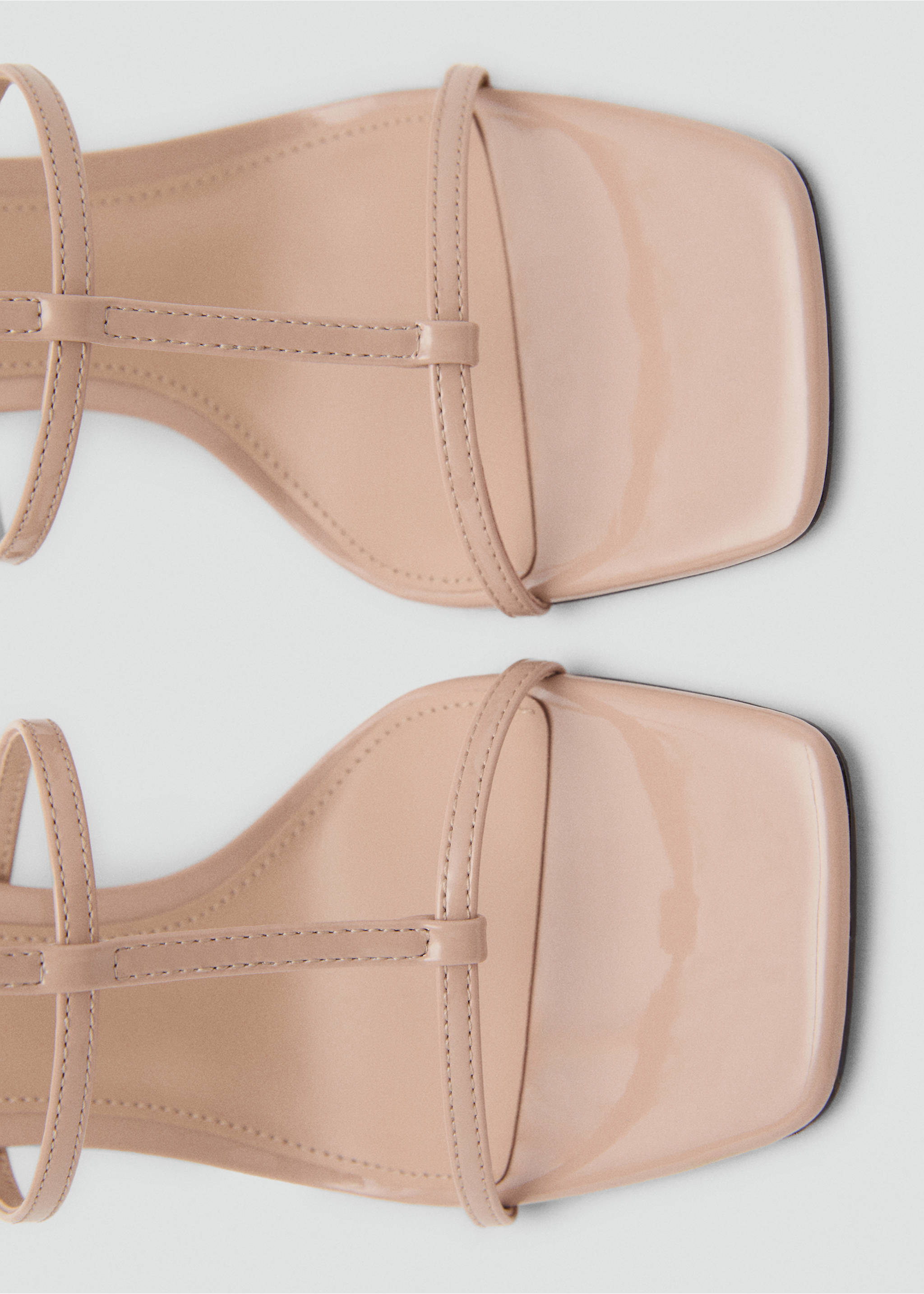 Heel strips sandals - Details of the article 2, Nude. Ref: 17011150-00.