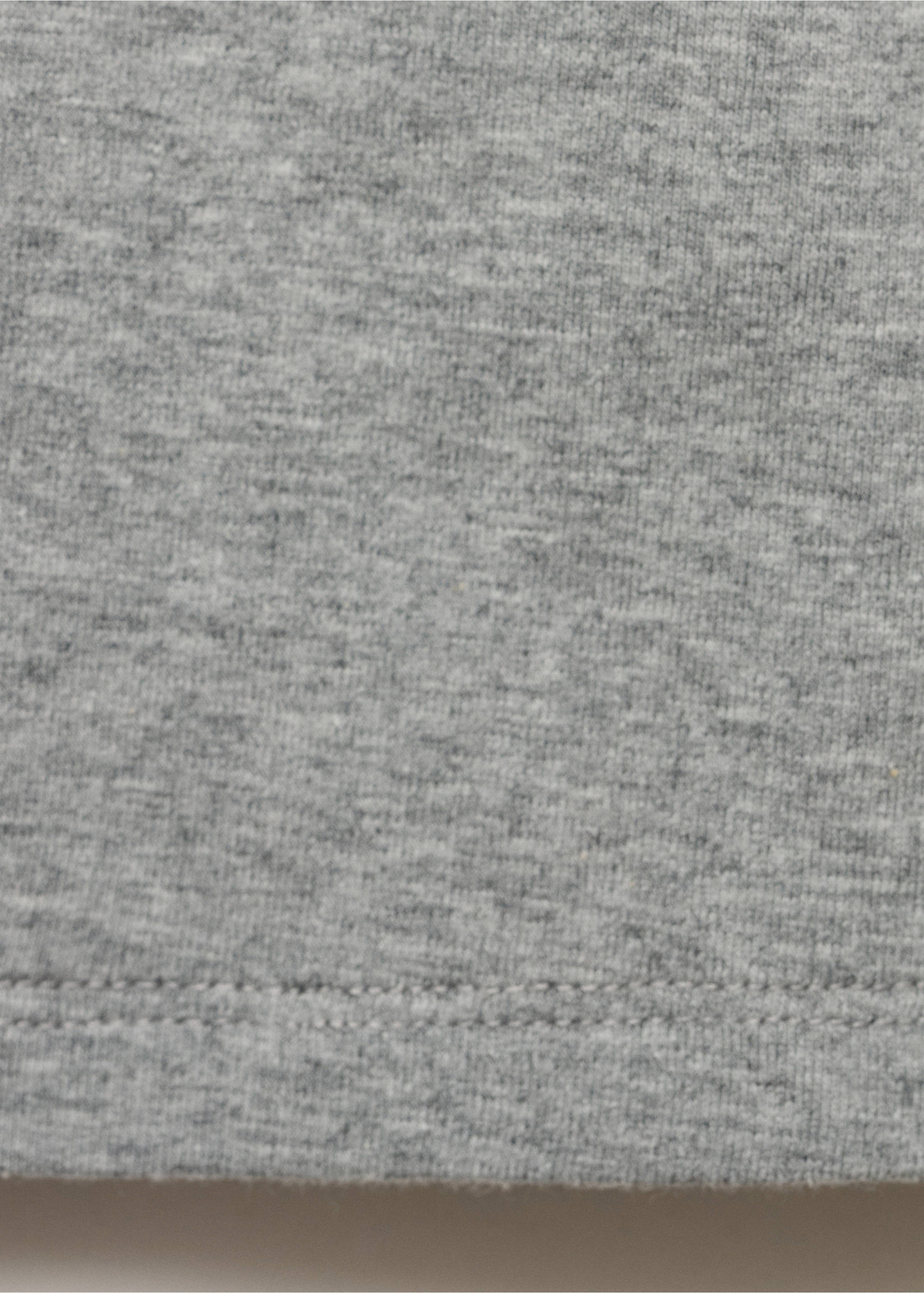 Camiseta algodón flor crochet - Detalle del artículo 0, Gris medio vigoré. Ref: 17011152-00.