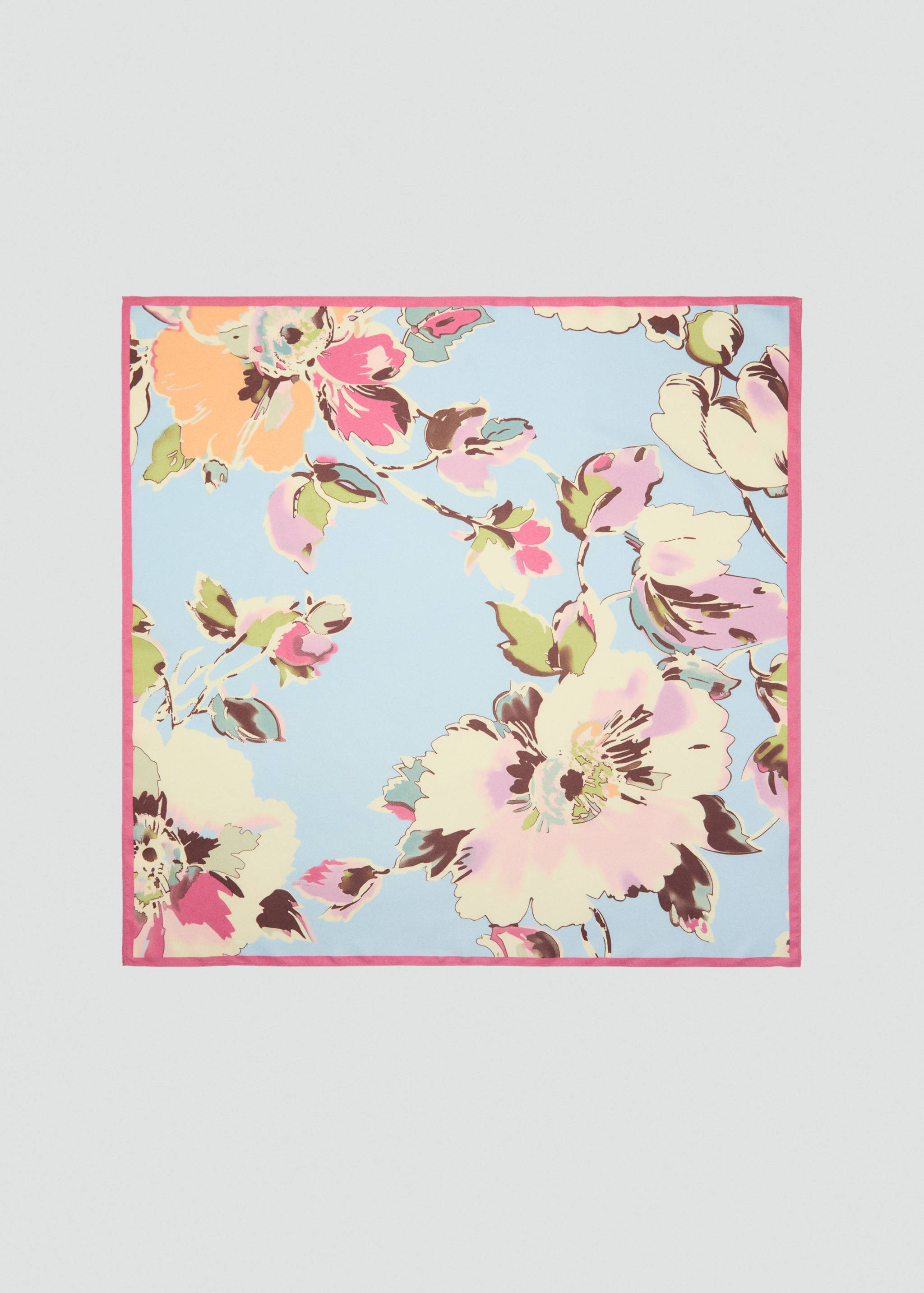 Floral print scarf - Article without model