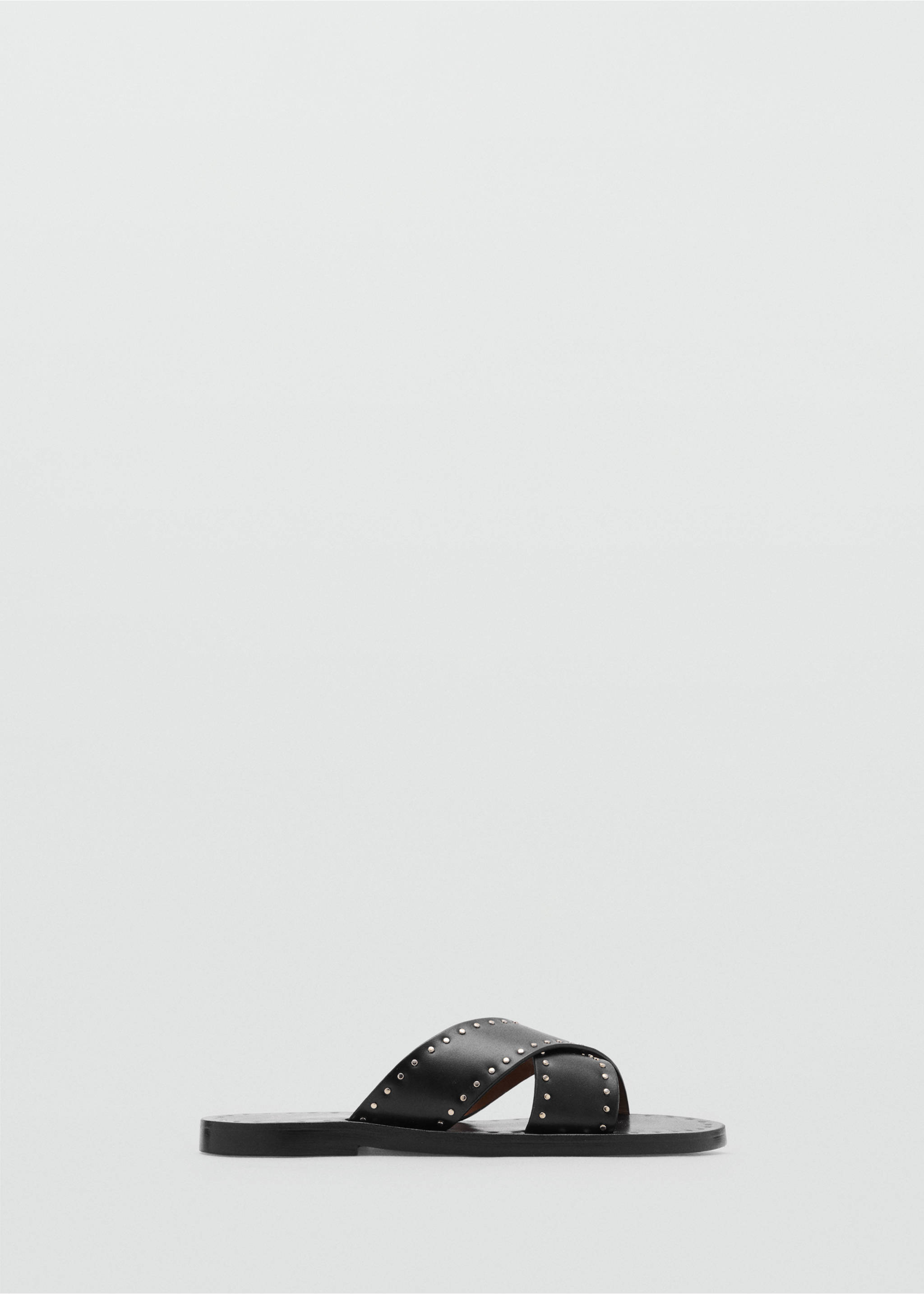 Studded leather sandals - Article without model, Black. Ref: 17011156-00.