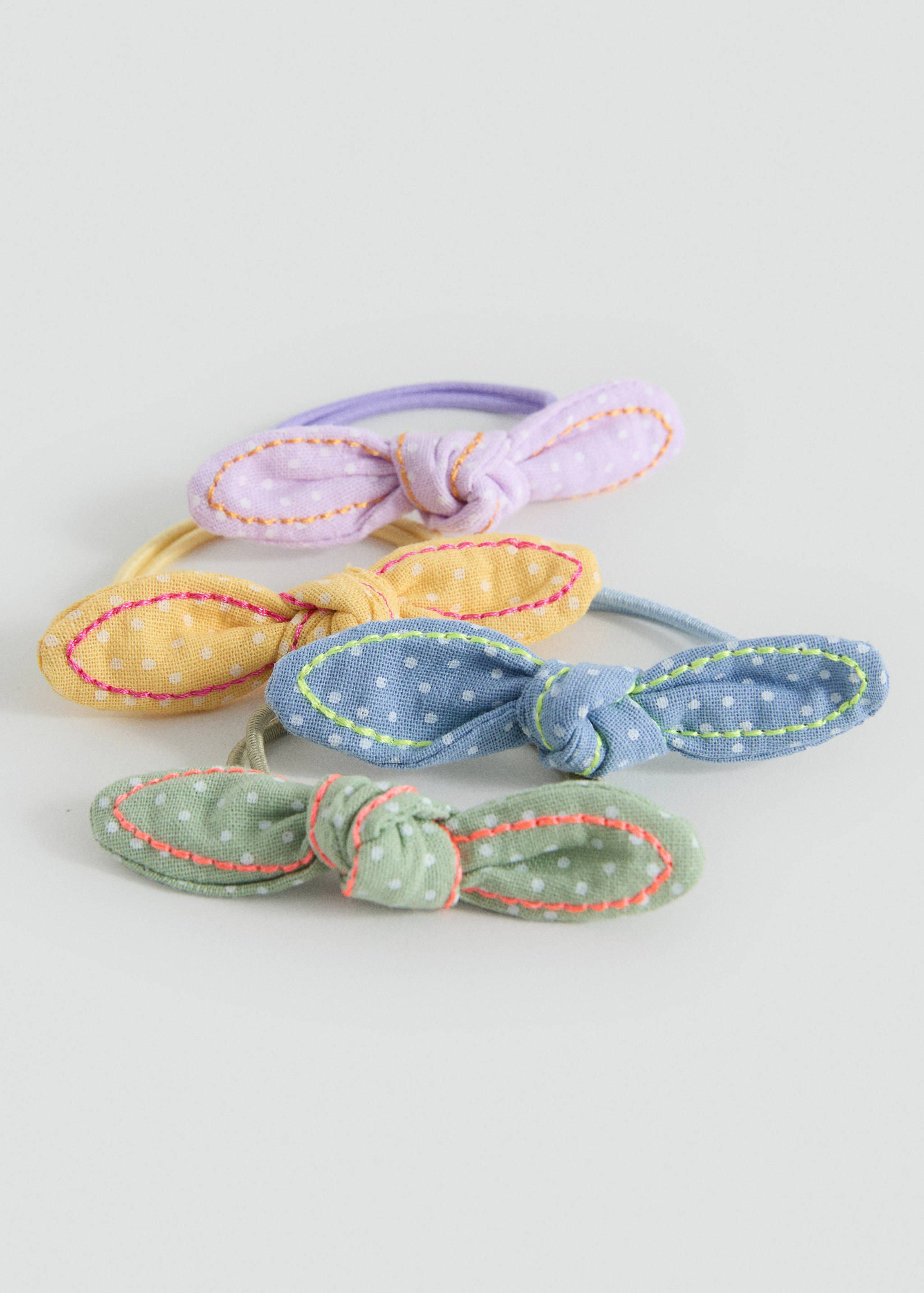 Bow hair tie - Medium plane