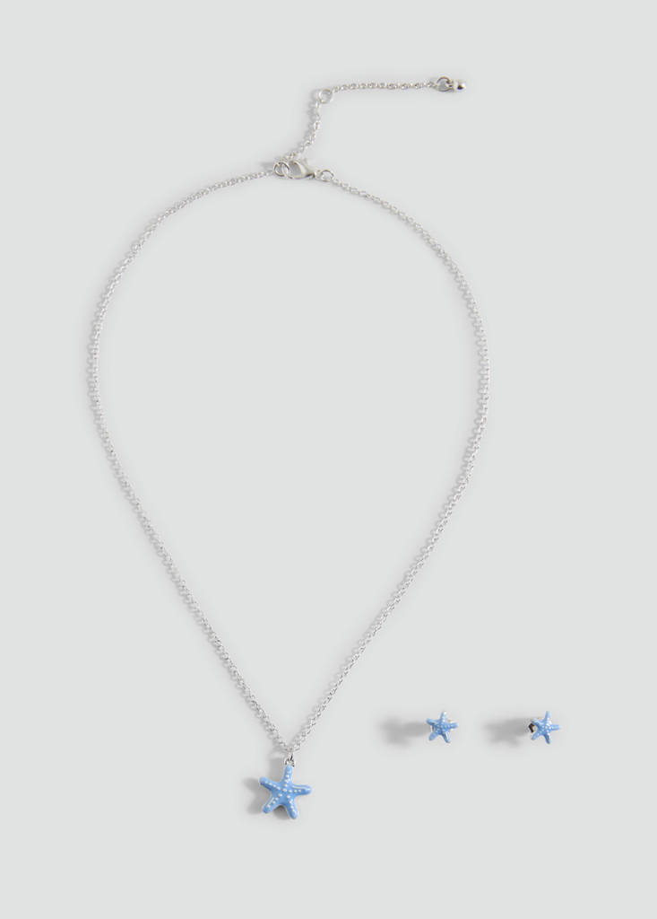 MANGO KIDS - Chaîne pendentif étoile argent - Taille unique - Fille