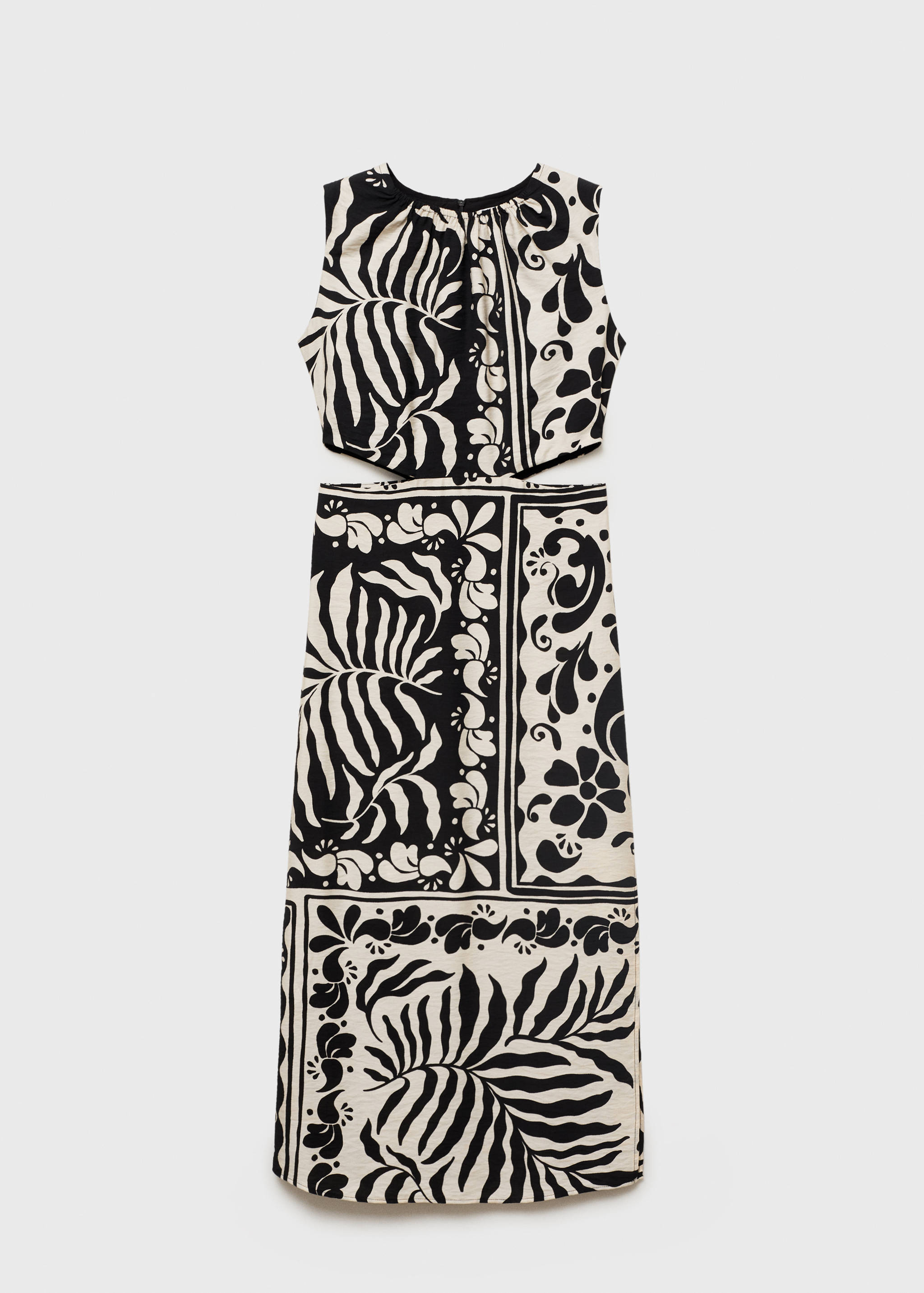 Midi-dress with cut-out - Article without model