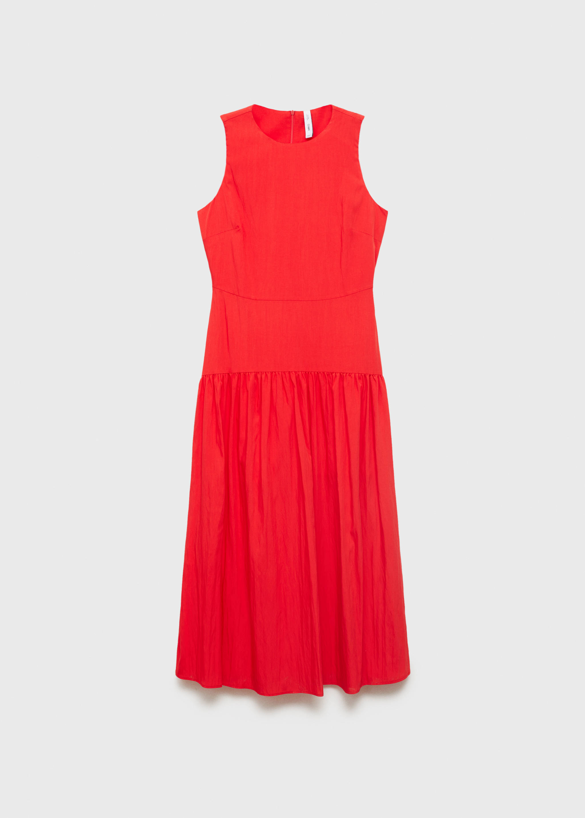 Long dress with gathered hem - Article without model