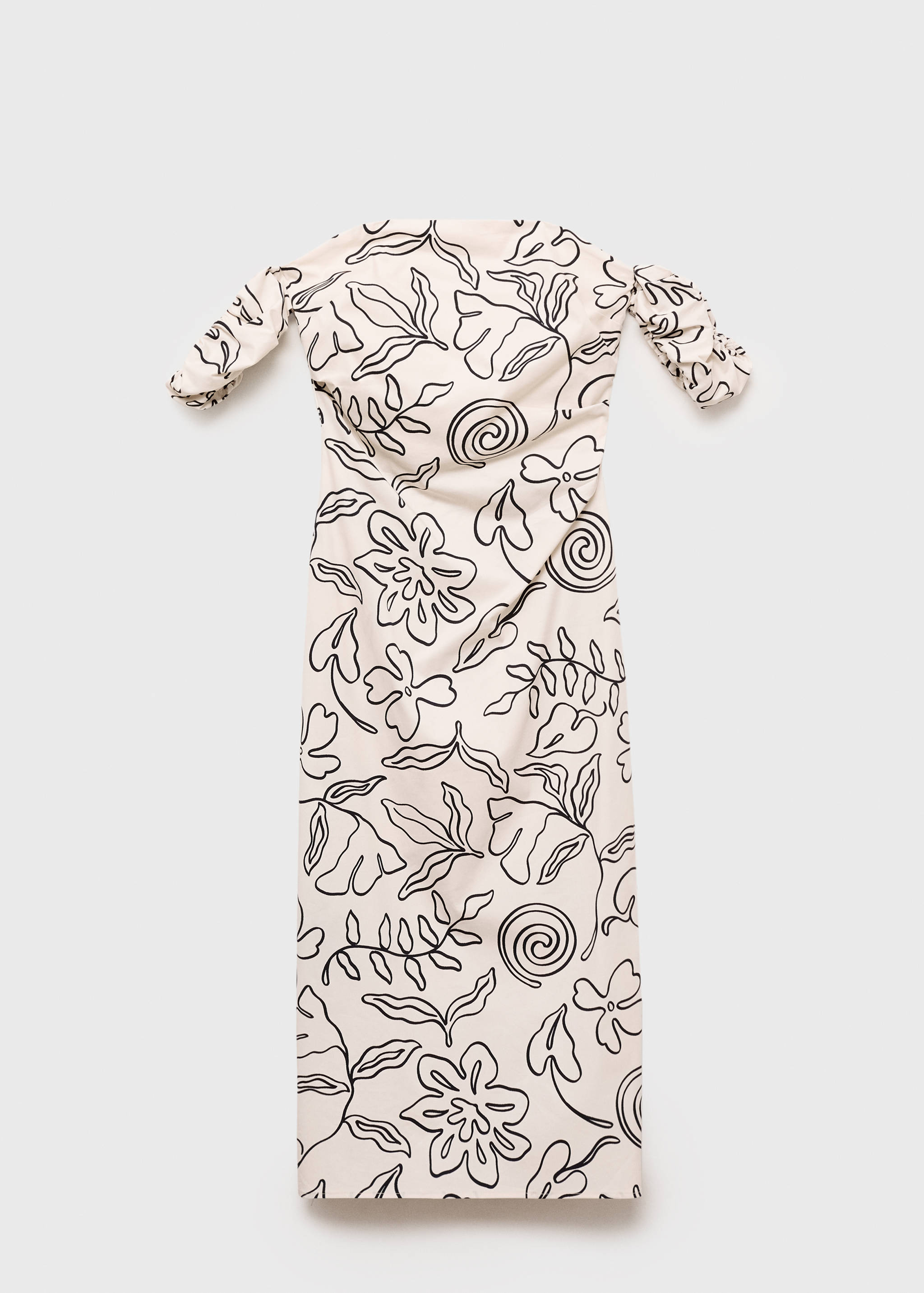 ชุดเดรสลายดอกไม้แบบเกาะอก - สินค้าที่ไม่มีแบบ