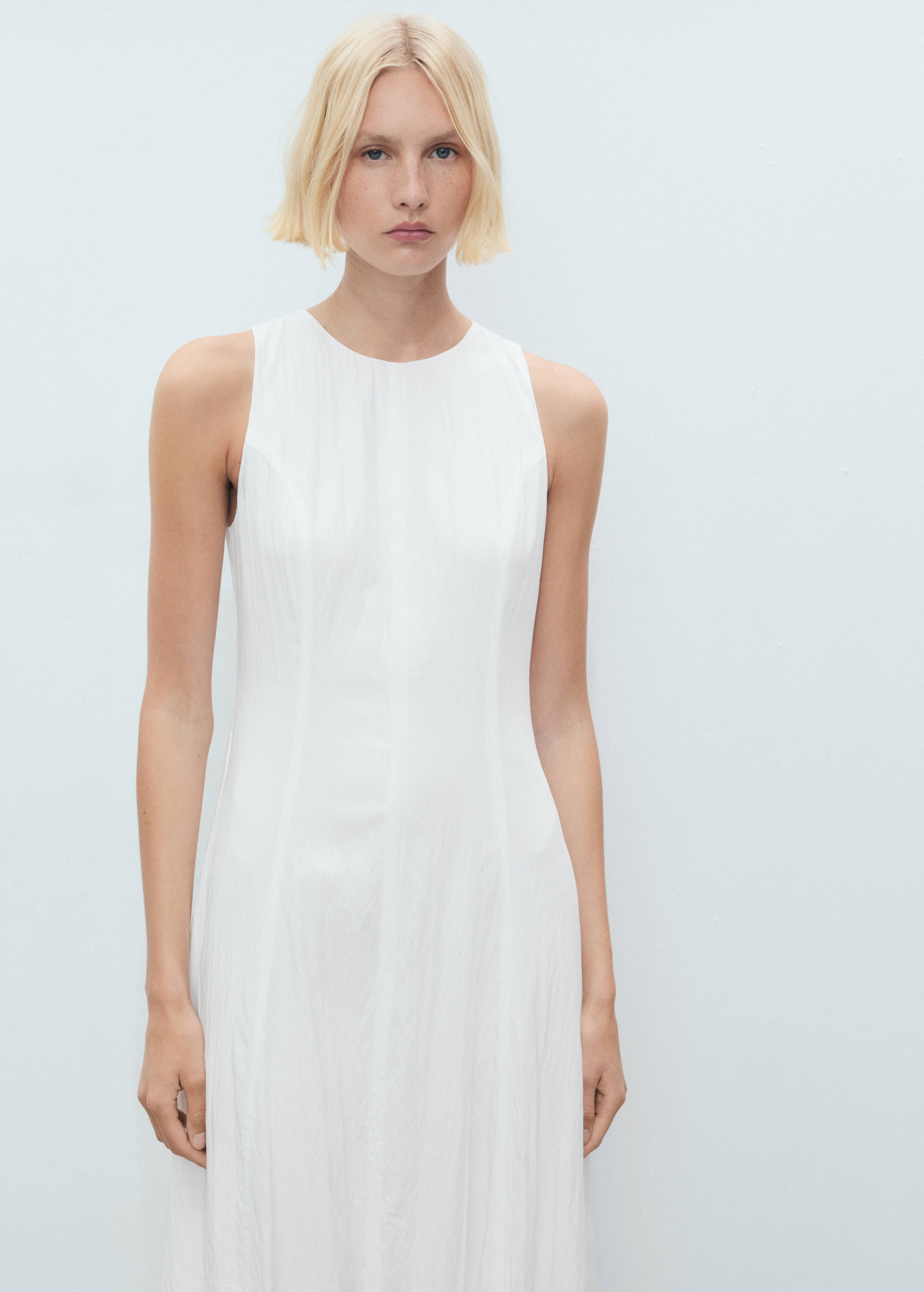 Robe longue ballon - Plan moyen