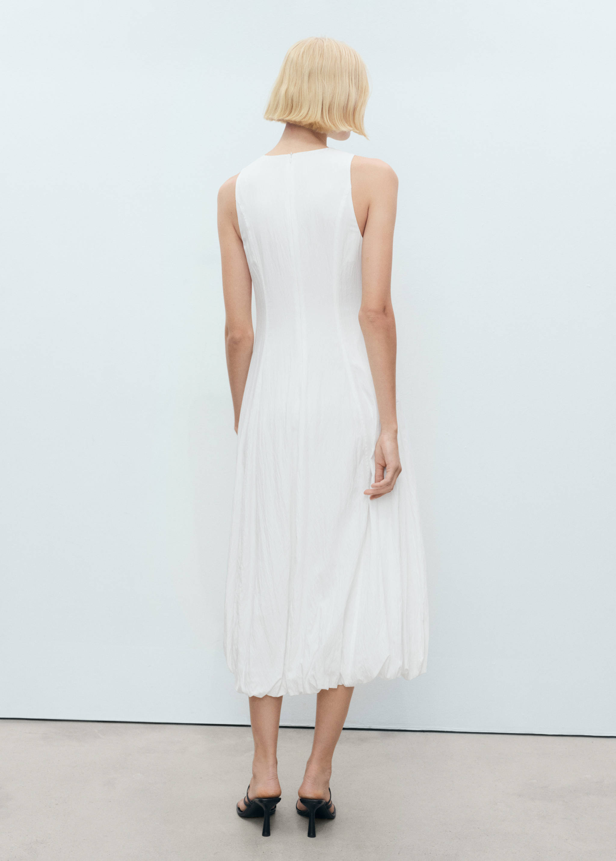 Robe longue ballon - Verso de l’article