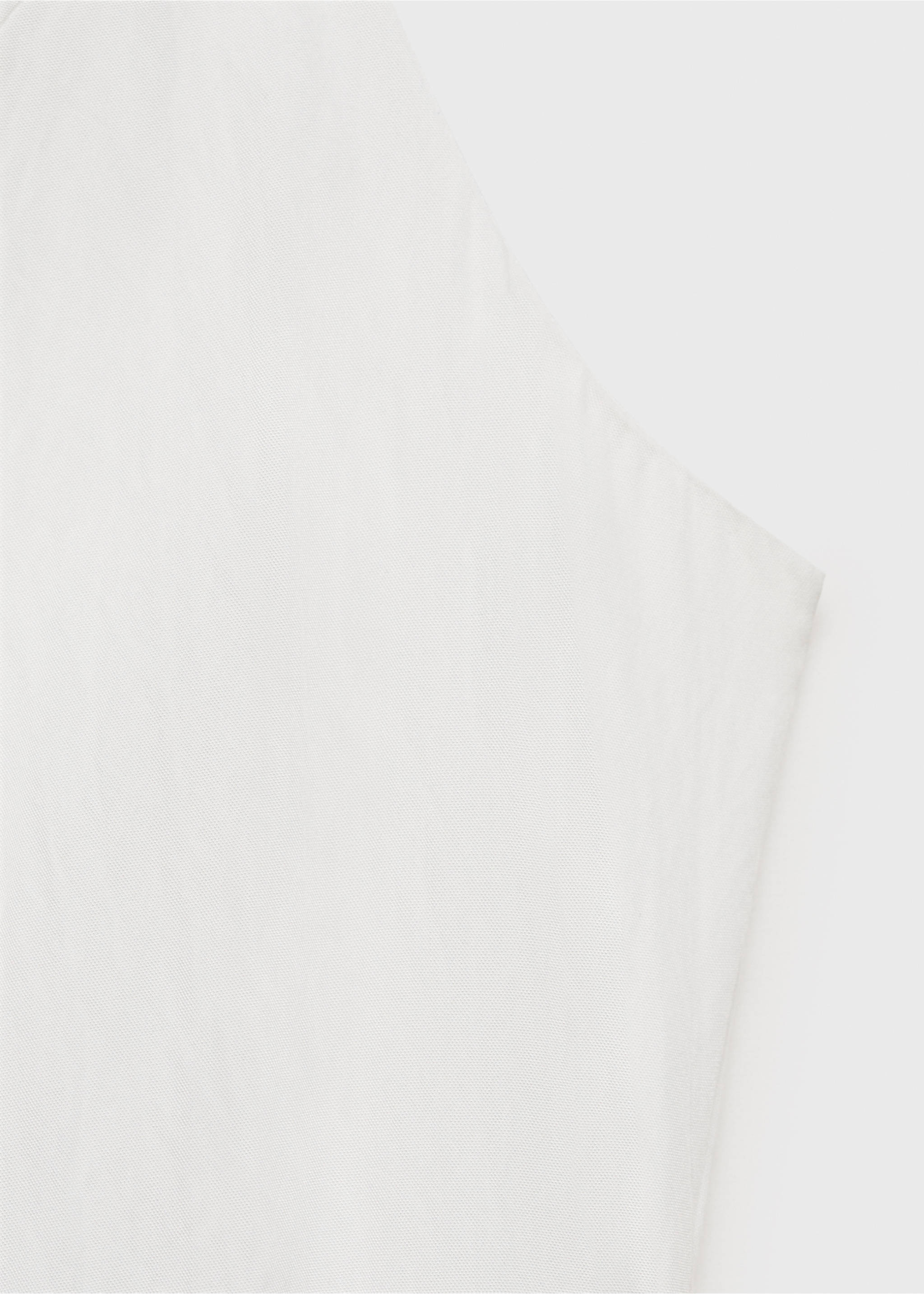 Robe longue ballon - Détail de l'article 8, Blanc. Ref: 17011170-00.