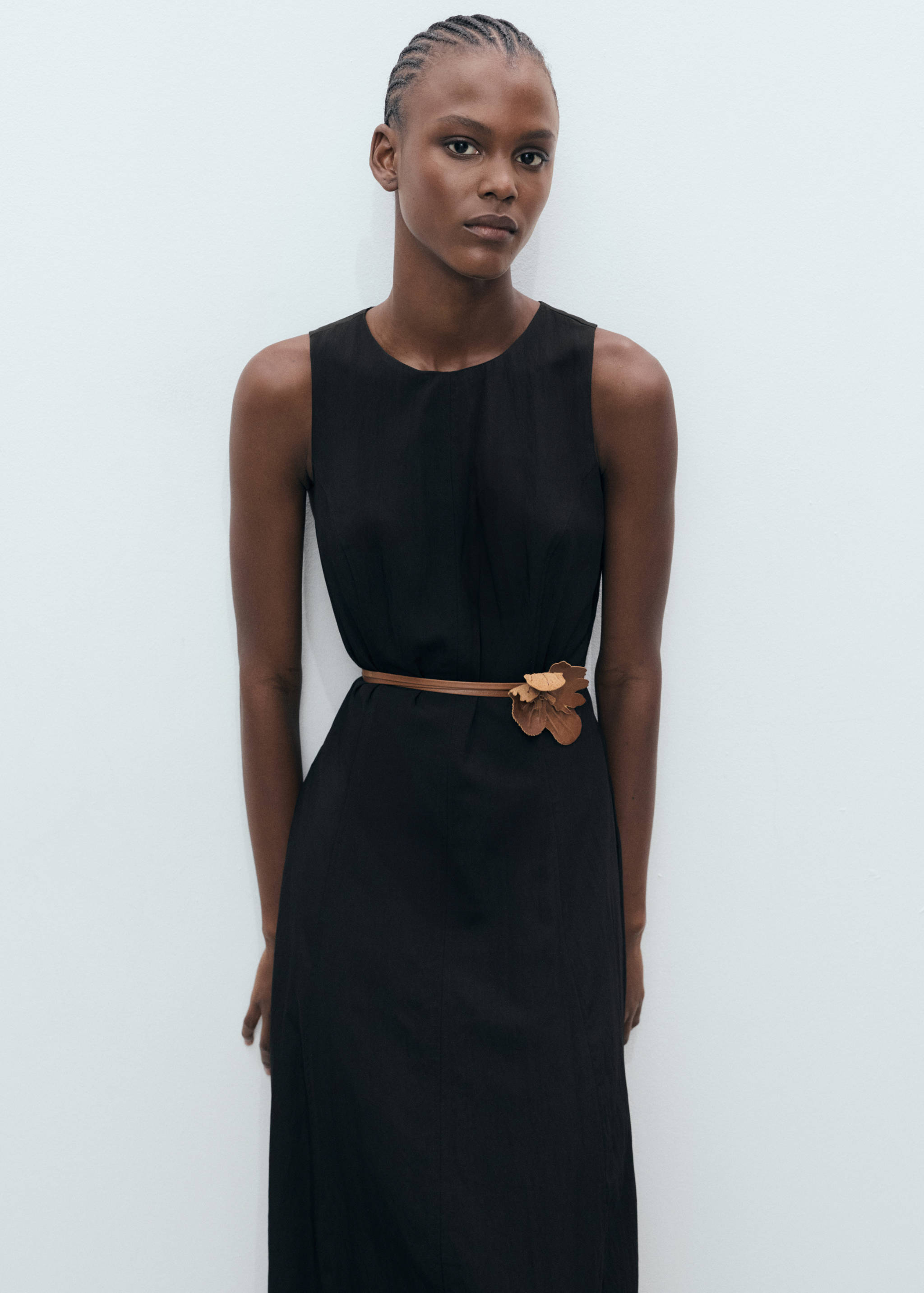 Robe longue ballon - Plan moyen