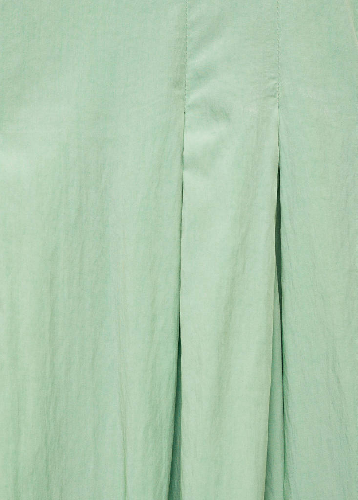 Midi-dress with pleats — Mint Green