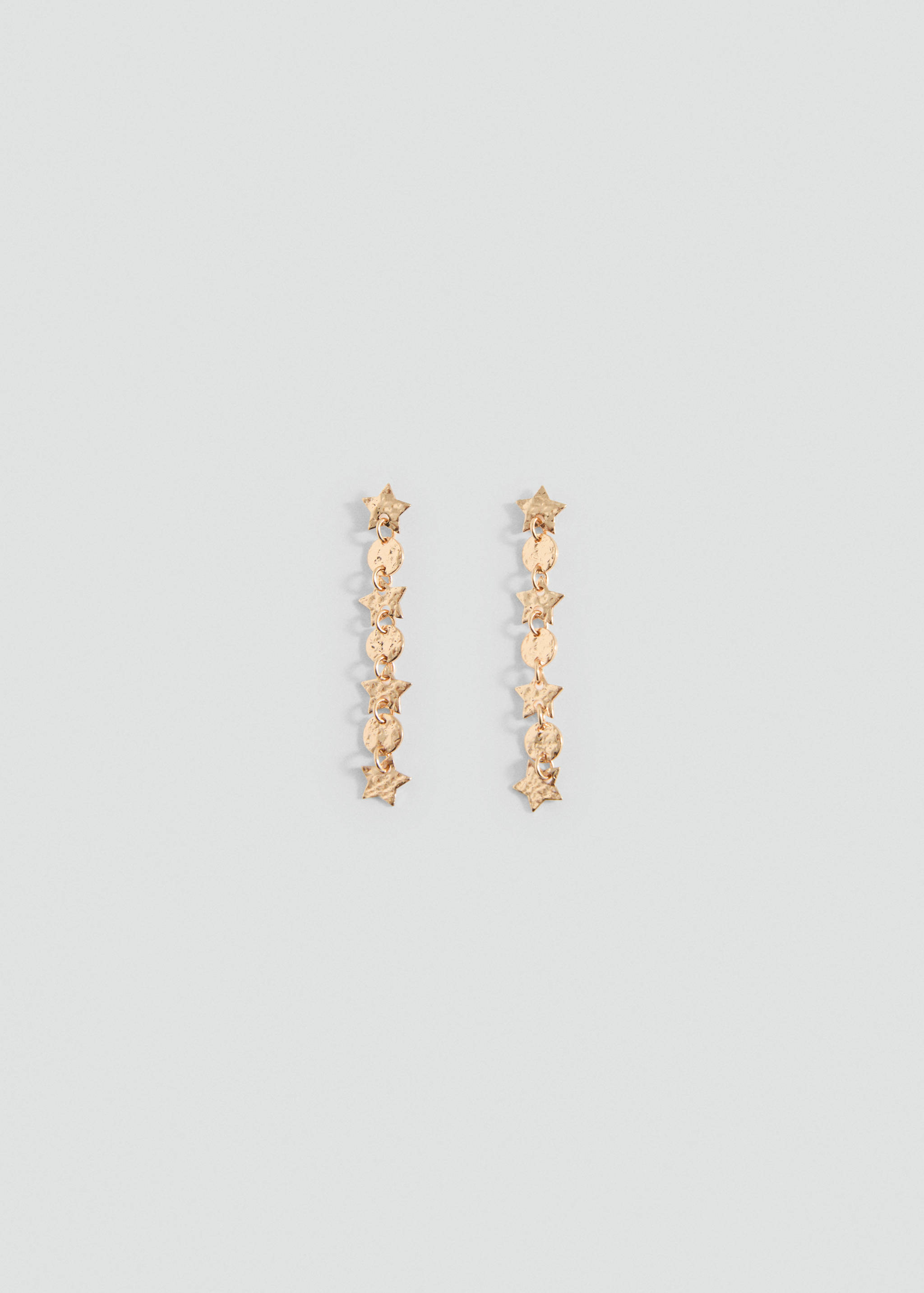 Long star earrings - Article without model