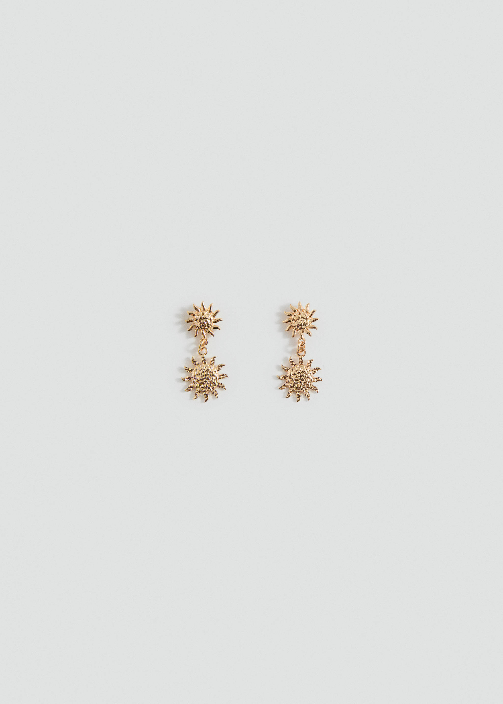 Sun design earrings - Article without model