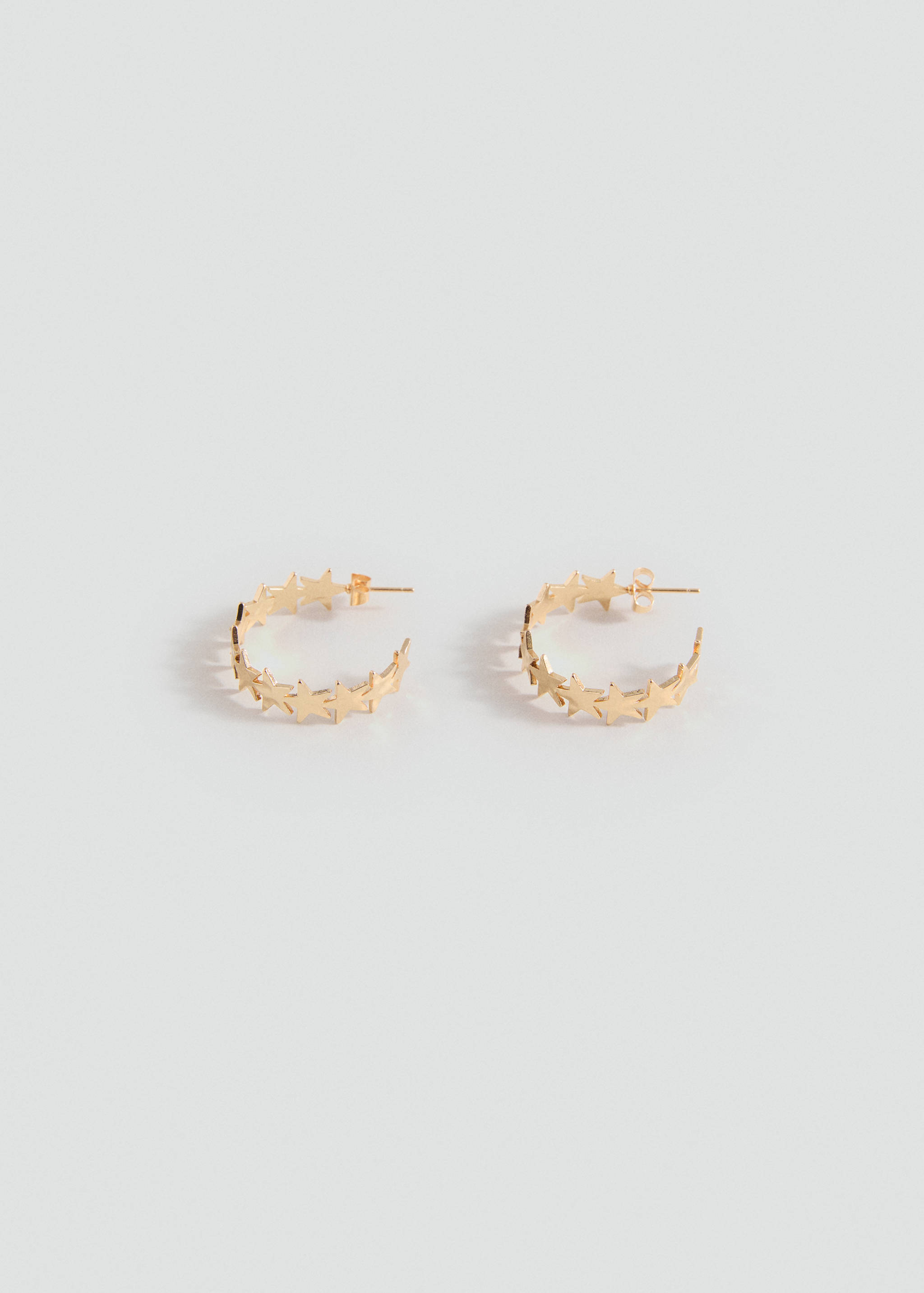 Star hoop earrings - Article without model