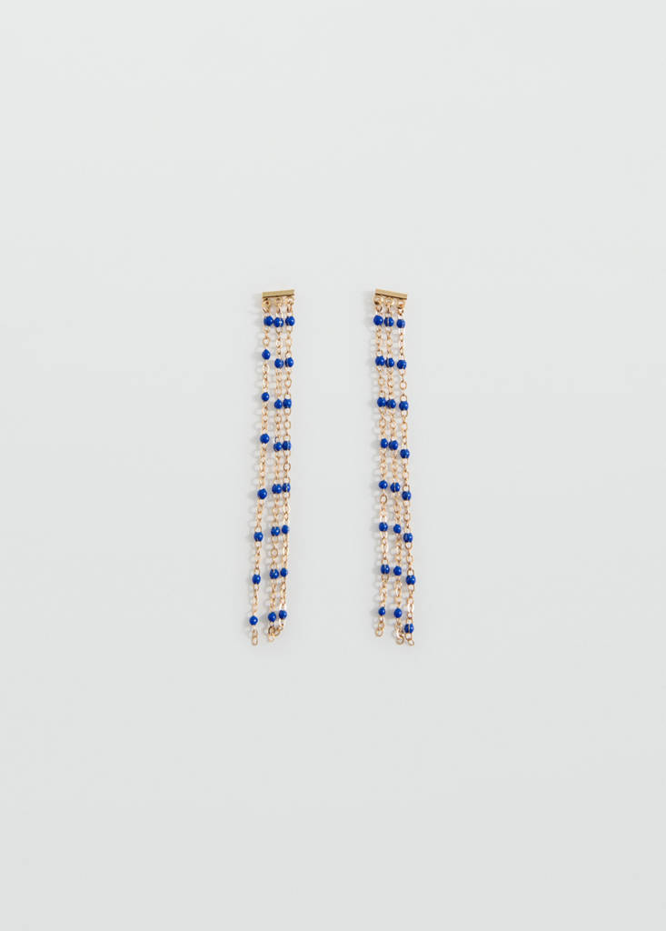 Tear earrings — Gold