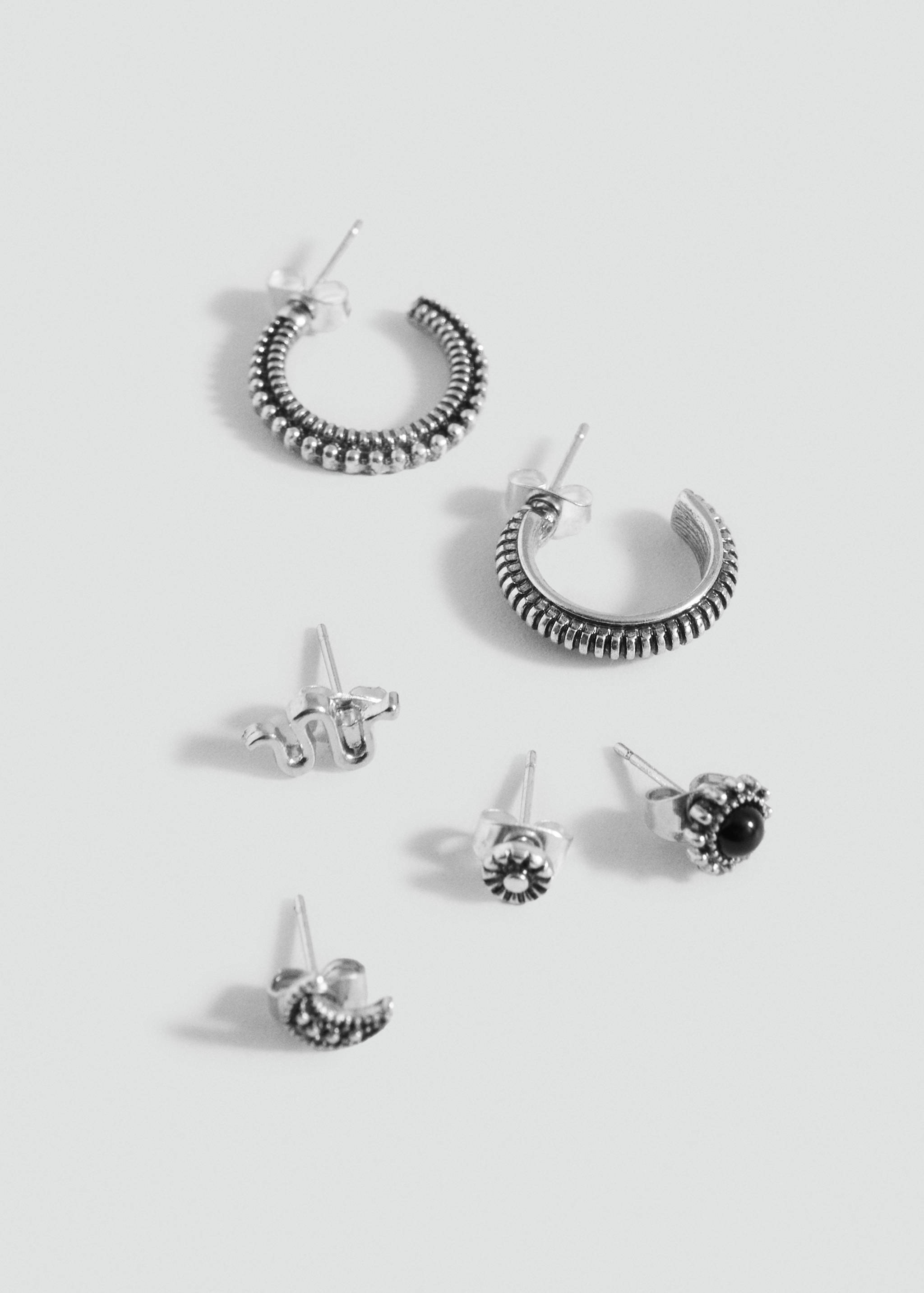 6-pack earrings - Medium plane