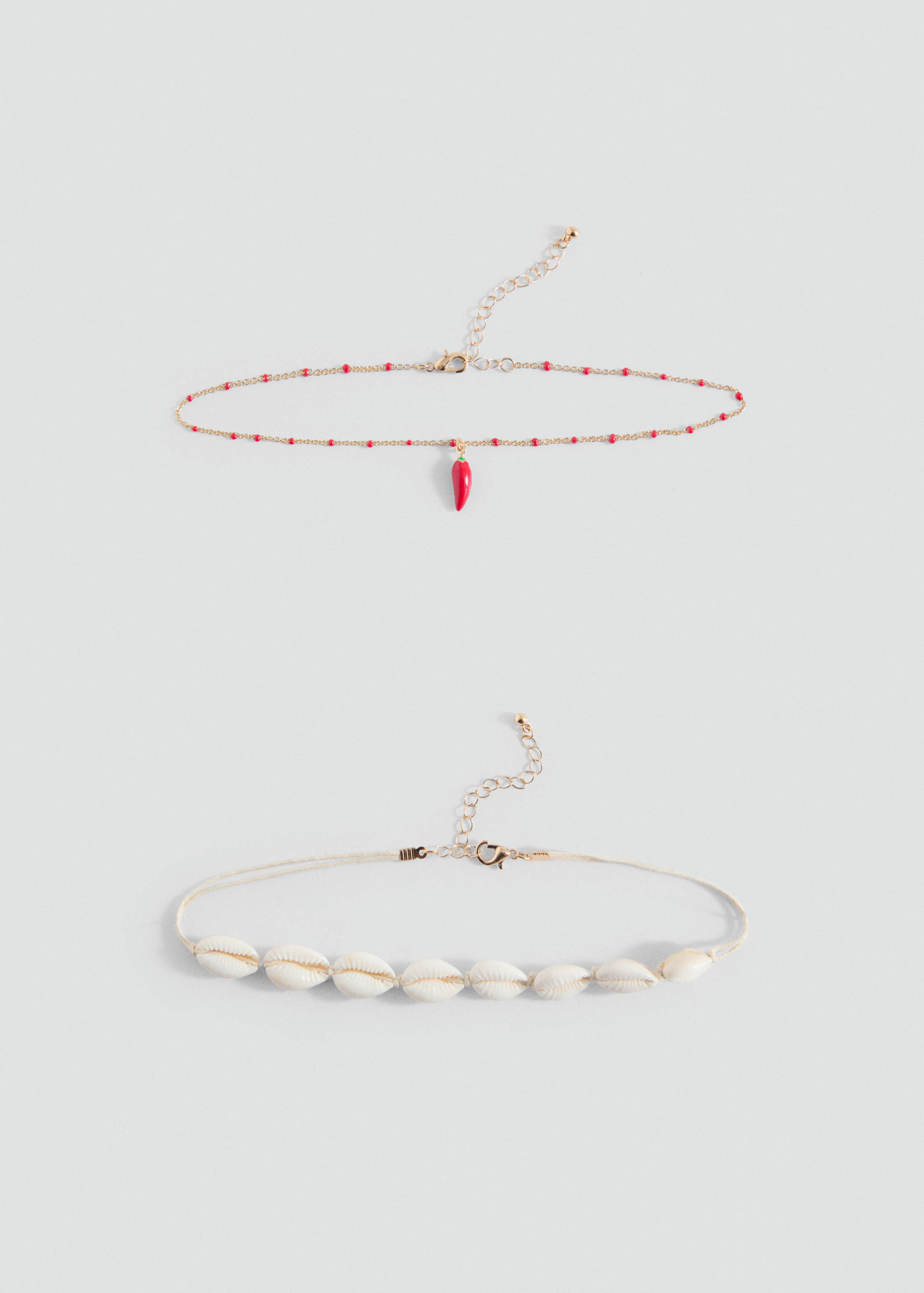 Комплект 2 ожерелья - Изделие без модели