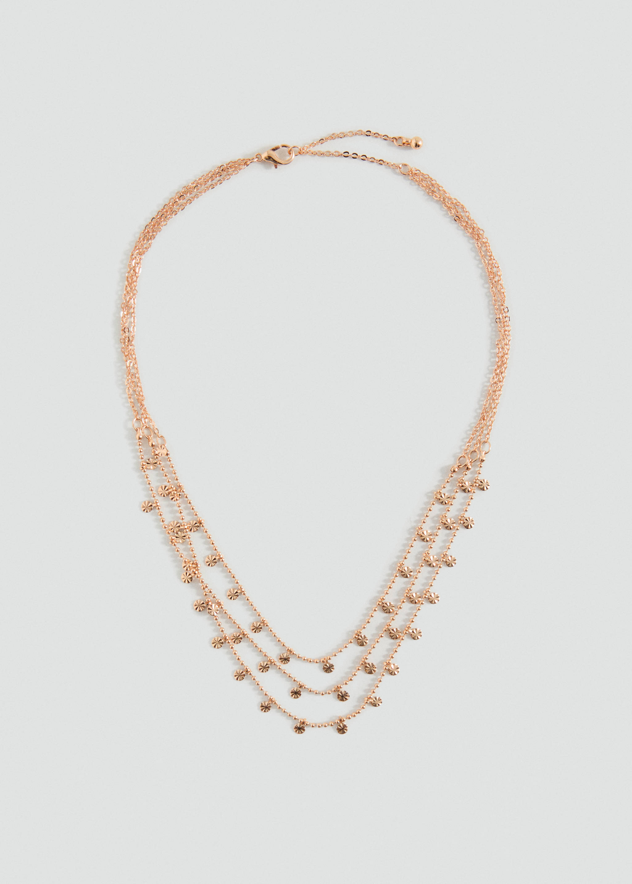 Triple chain necklace - Article without model