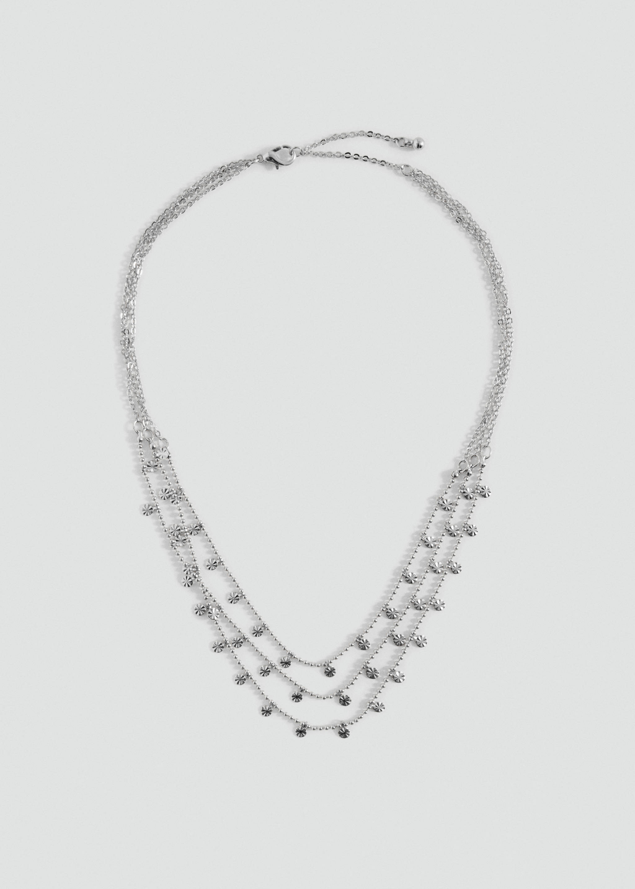 Triple chain necklace - Article without model
