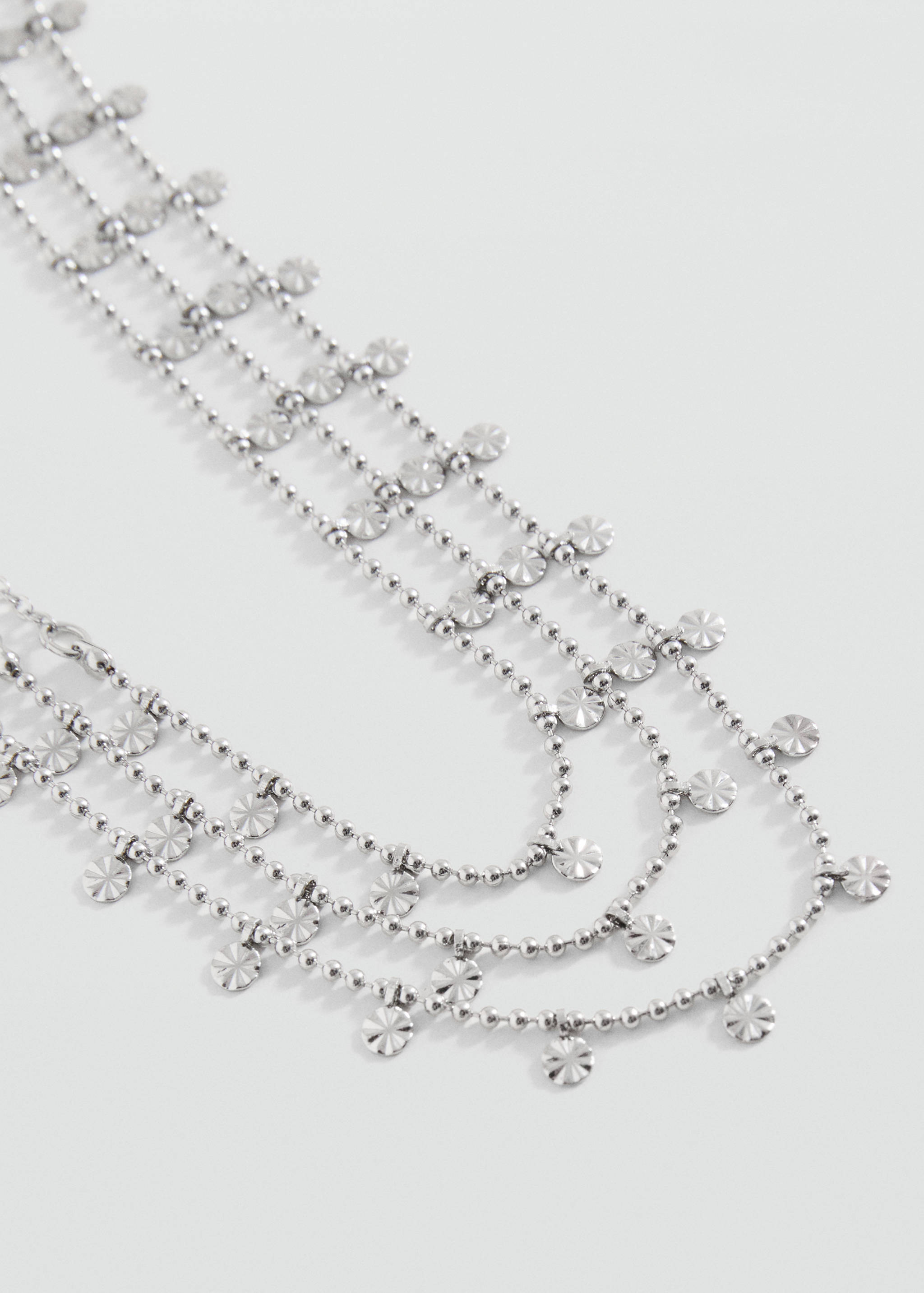 Triple chain necklace - Medium plane