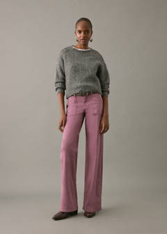 Straight-fit jeans with stars — Pastel Pink 2