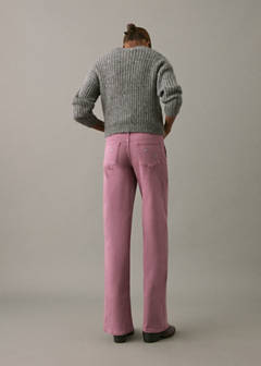 Straight-fit jeans with stars — Pastel Pink 8