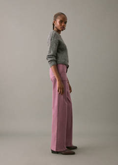 Straight-fit jeans with stars — Pastel Pink 5