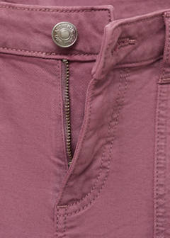 Straight-fit jeans with stars — Pastel Pink 7