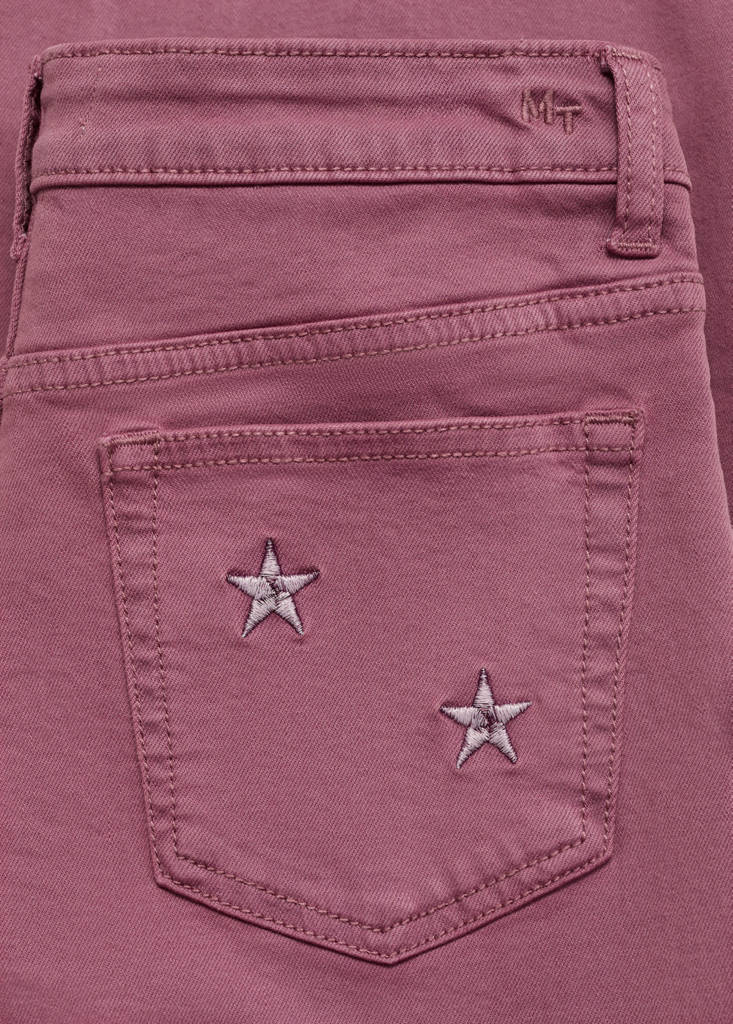 Straight-fit jeans with stars — Pastel Pink