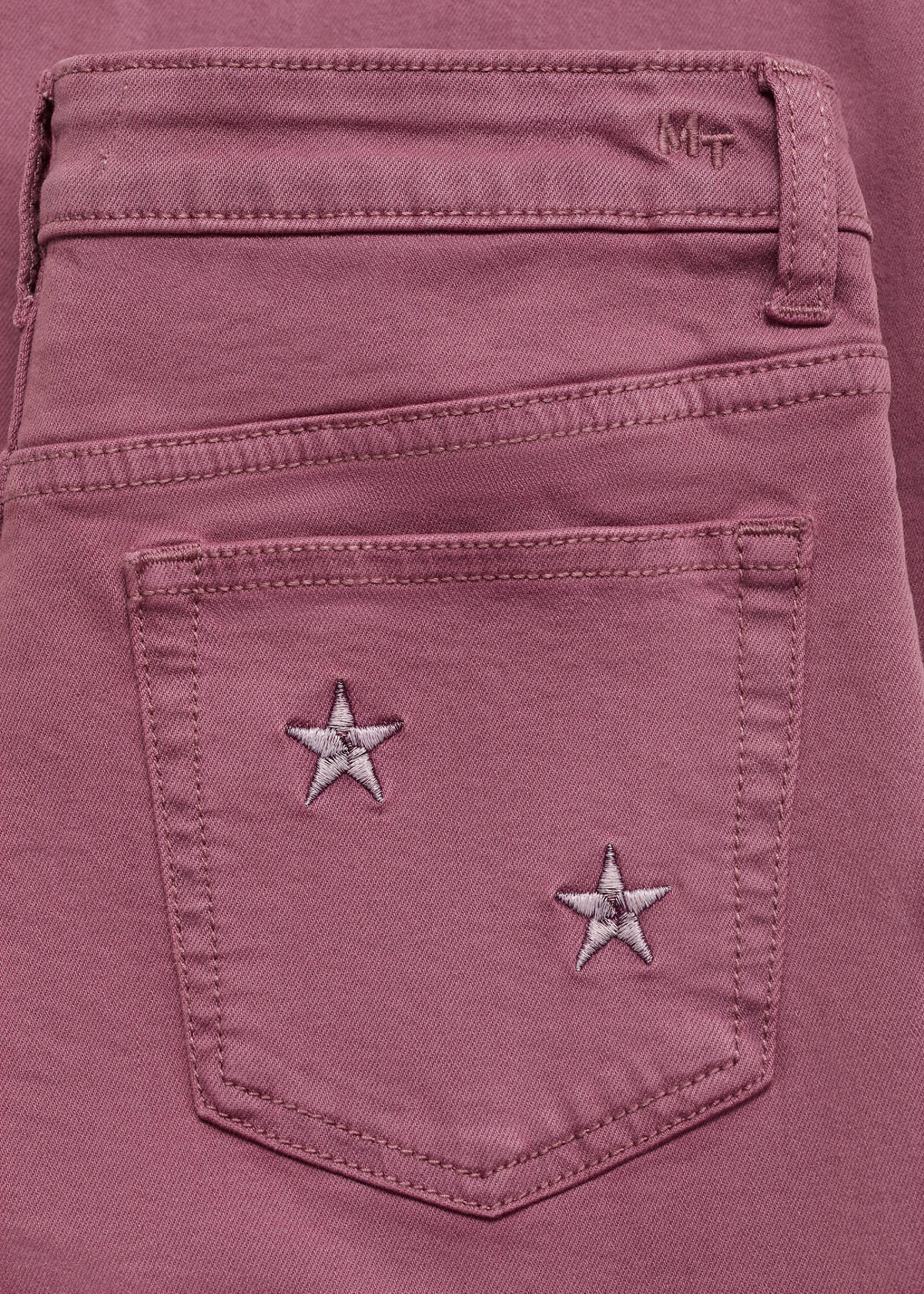 Straight-fit jeans with stars — Pastel Pink