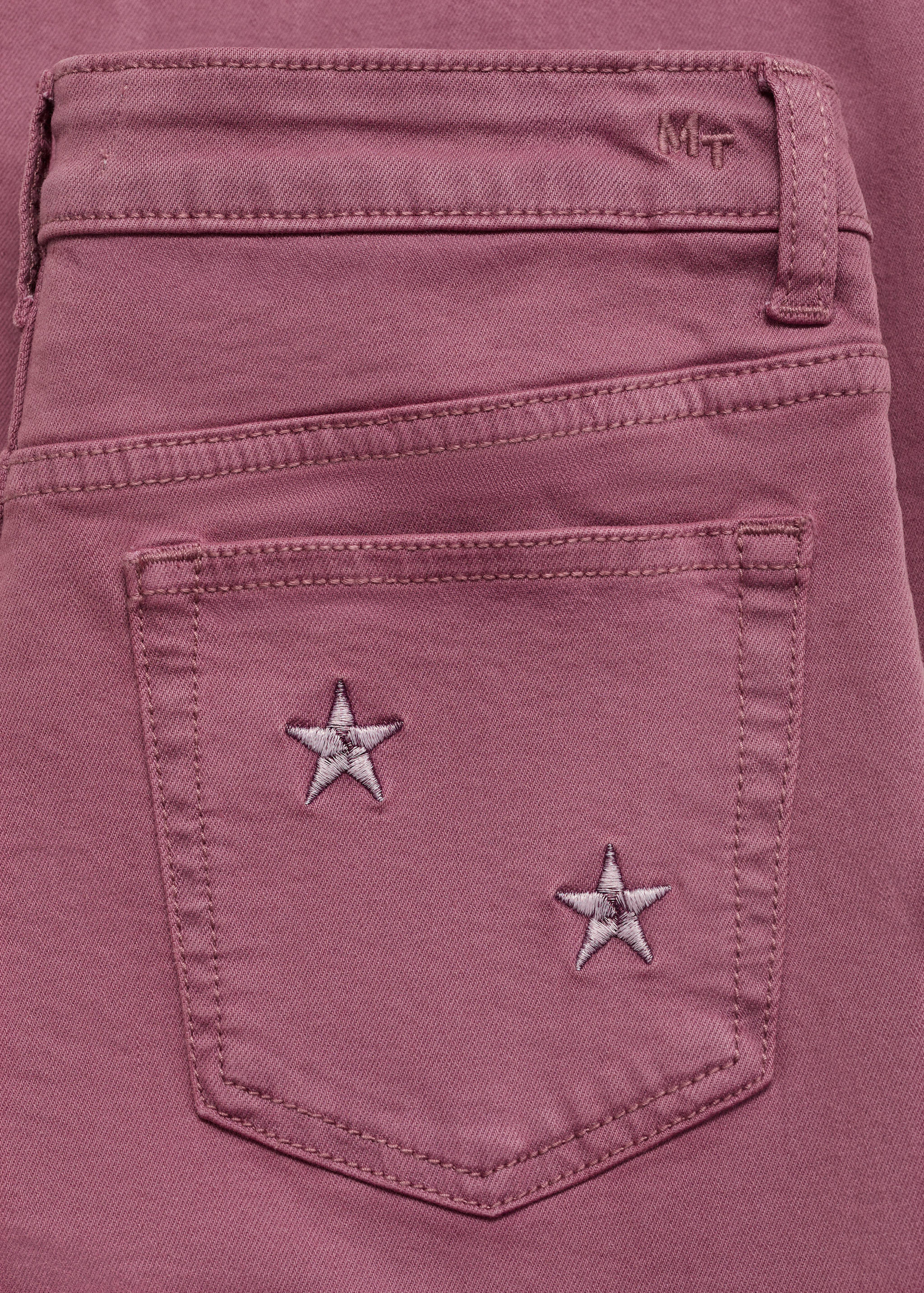 Straight-fit jeans with stars - Details of the article 0