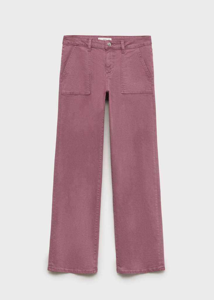 Straight-fit jeans with stars — Pastel Pink