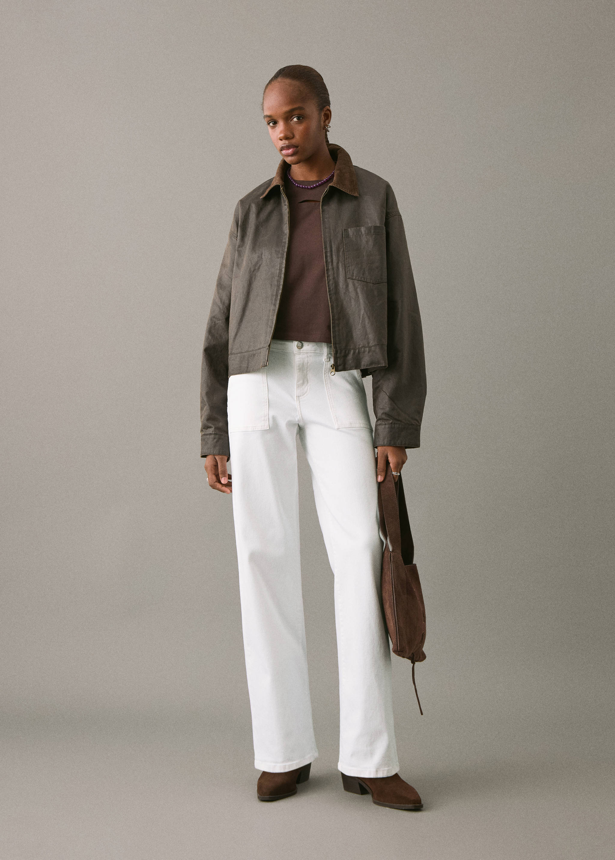 Straight-fit jeans with stars - General plane