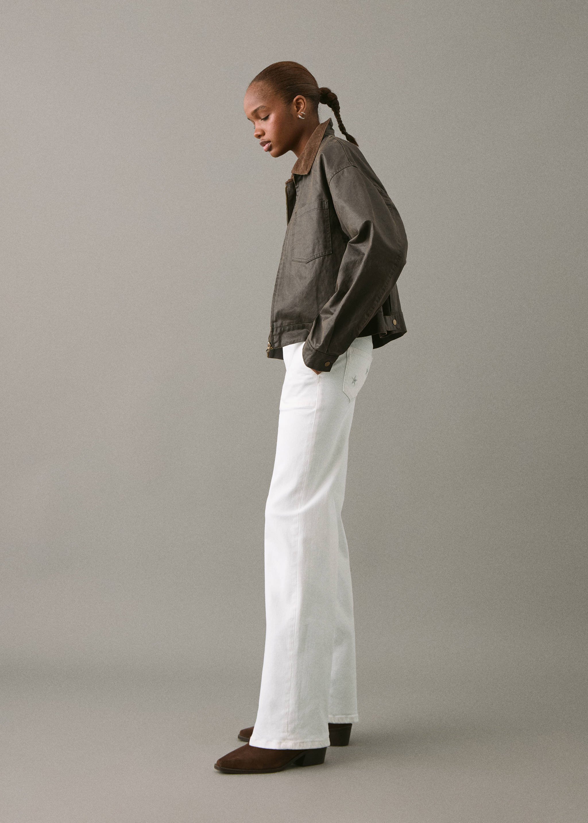 Straight-fit jeans with stars - Details of the article 2