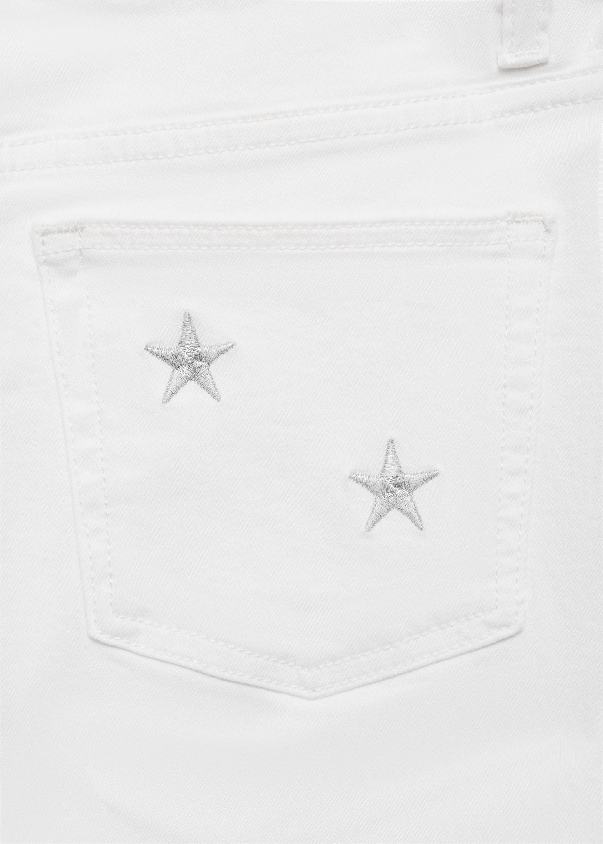 Straight-fit jeans with stars - Details of the article 0