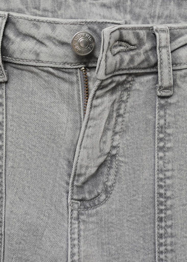 Straight-fit jeans with stars — Denim Grey