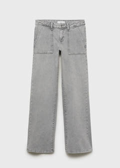 Straight-fit jeans with stars — Denim Grey 3