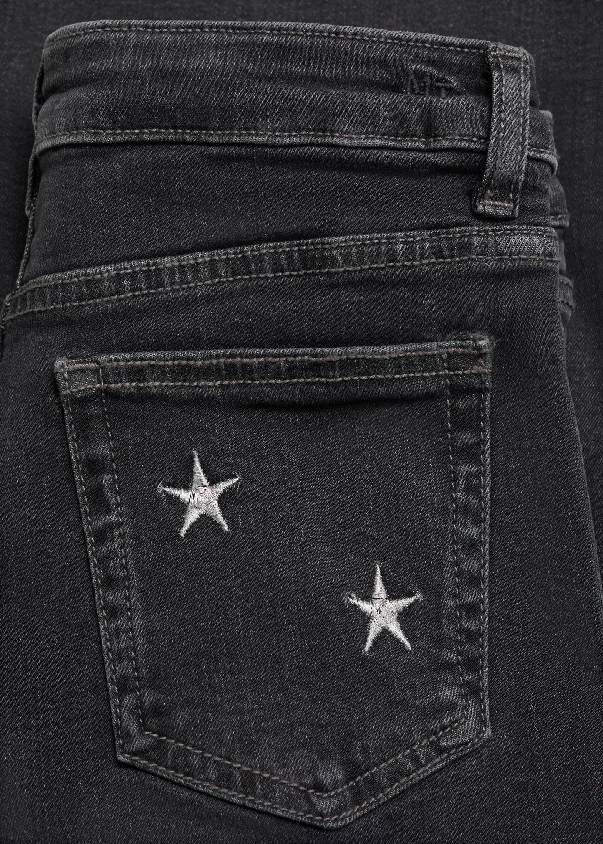Jeans culotte bordado estrellas - Detalle del artículo 0