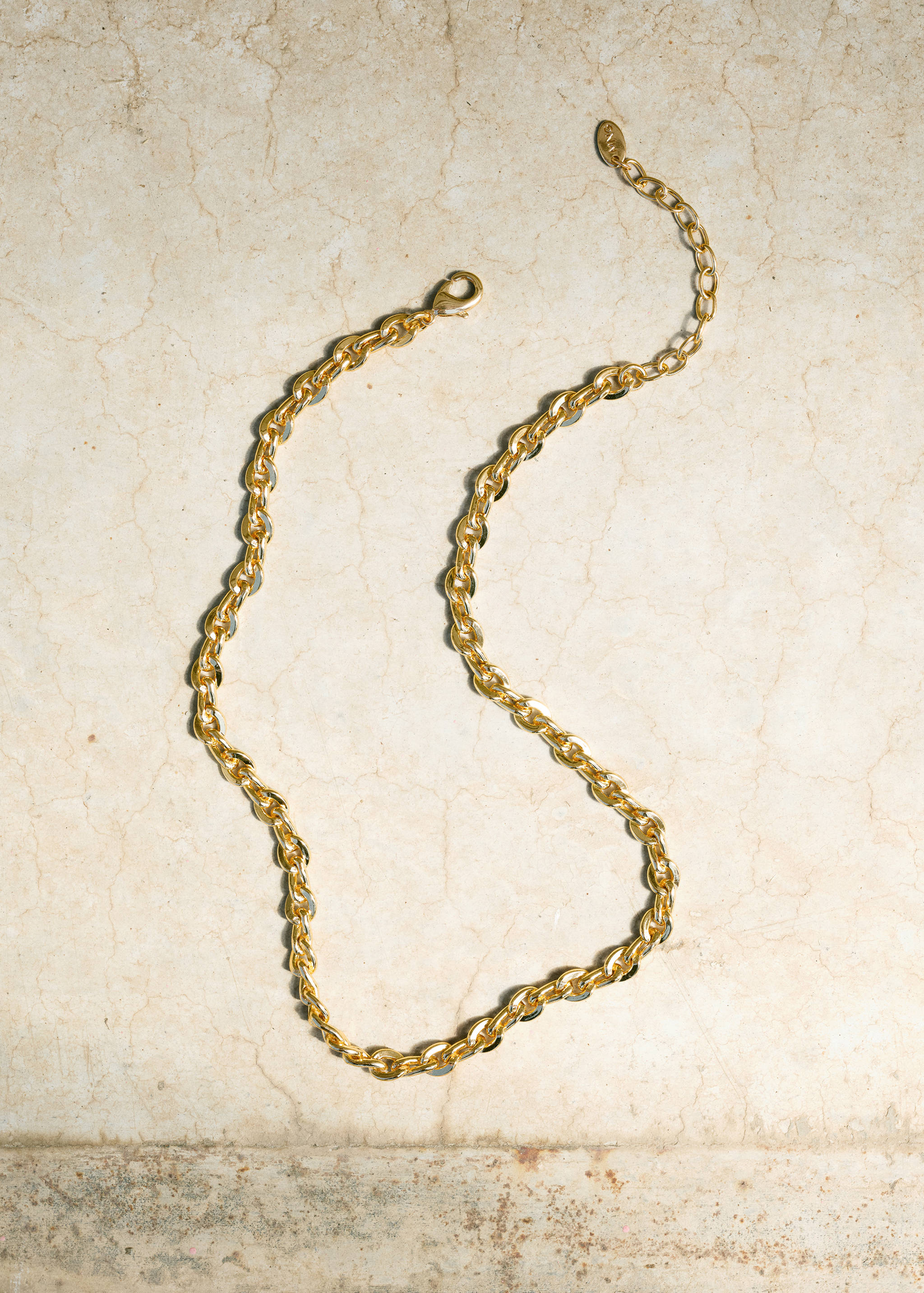 Collier chaîne maillons - Plan général